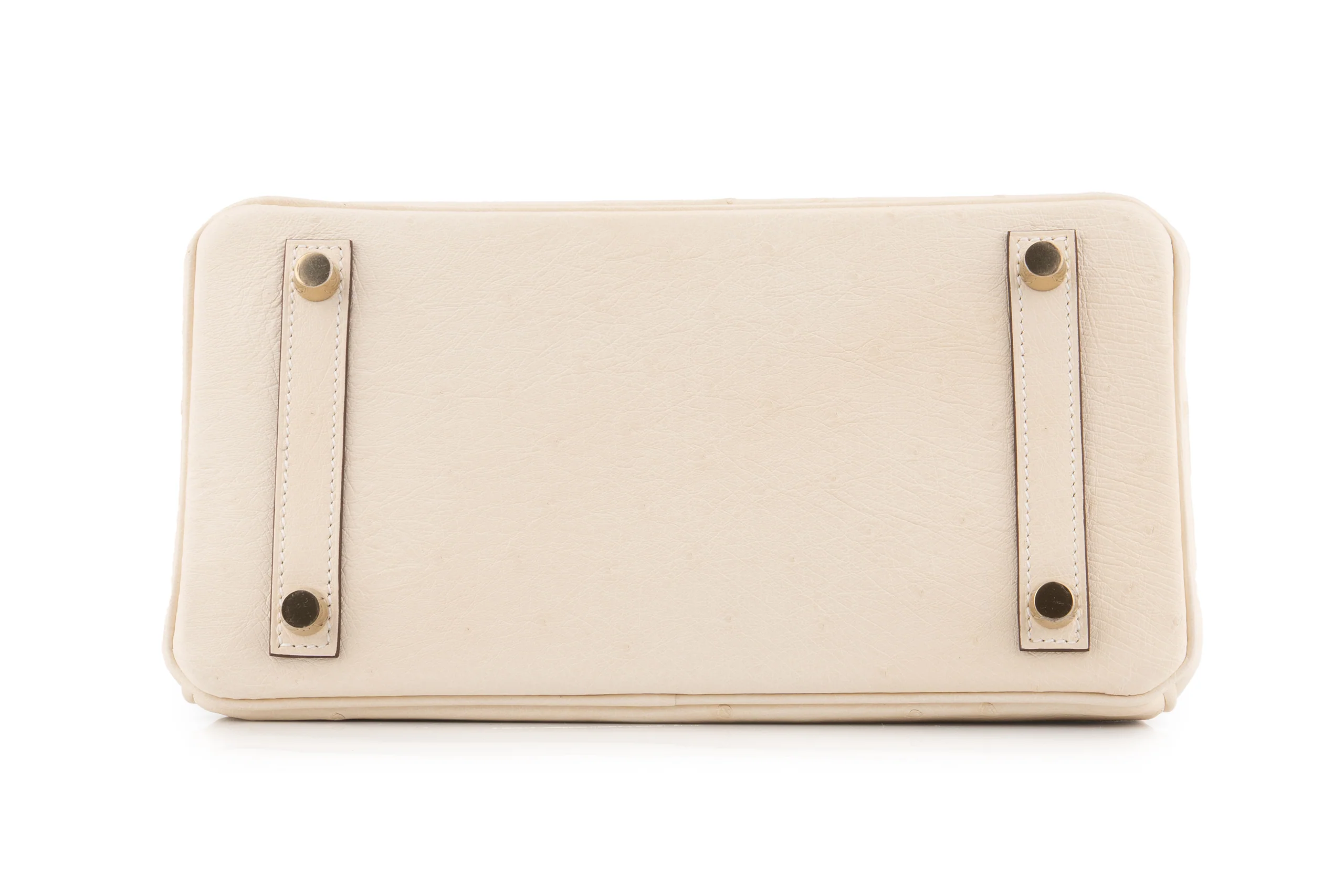 Hermès Birkin 25 		Ostrich 	Nata 	GHW - Image 6