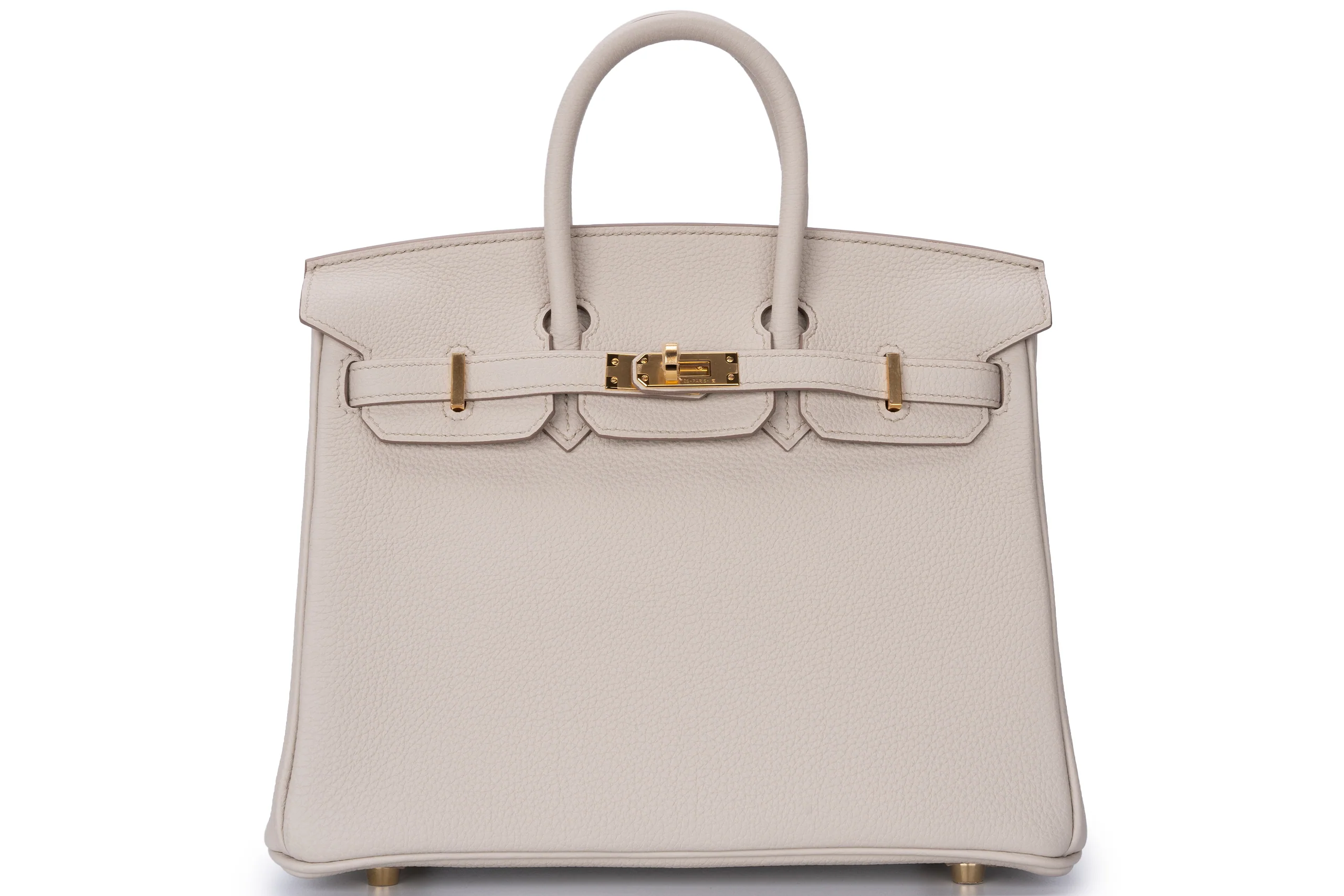 Hermès Birkin 25 Retourne Togo Beton GHW