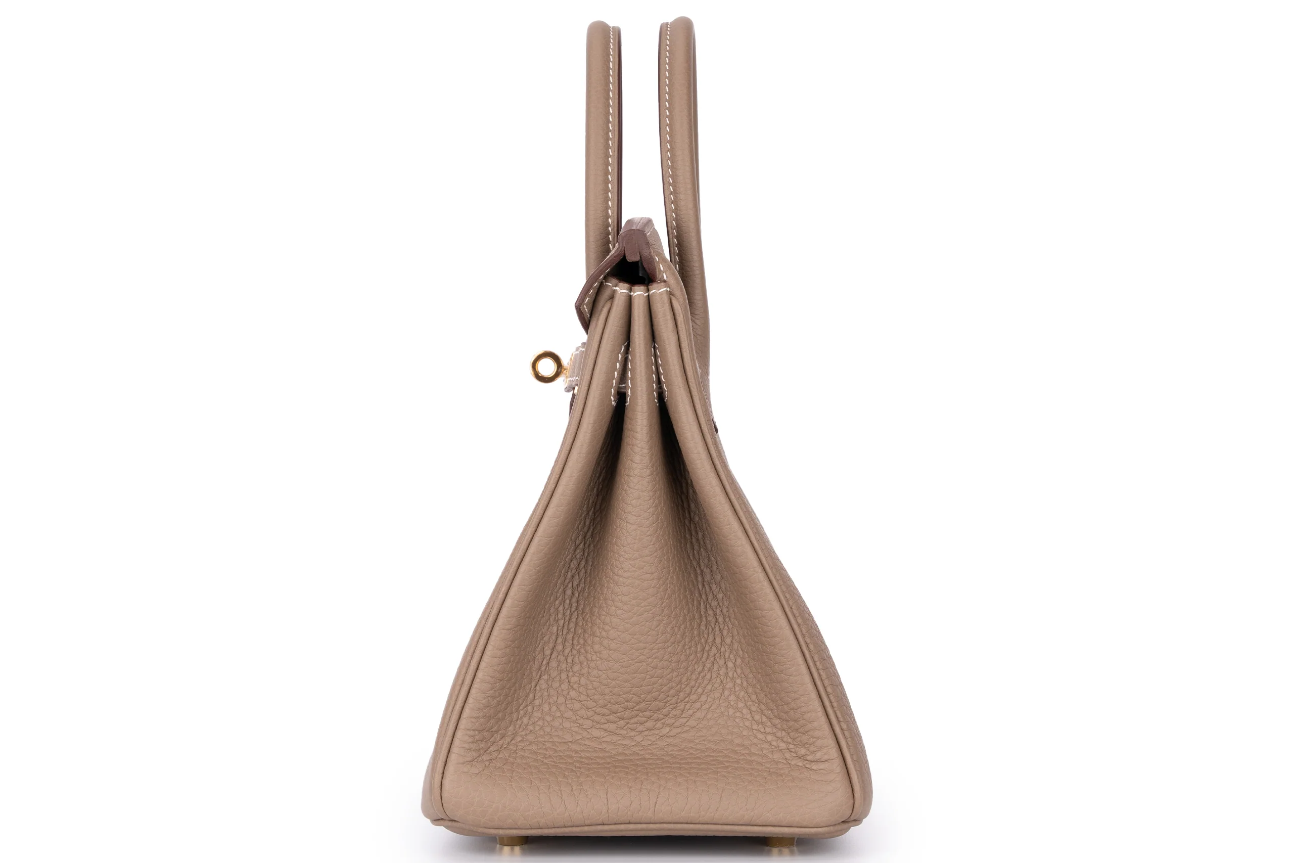 Hermès Birkin 25 Retourne Togo Etoupe GHW - Image 3