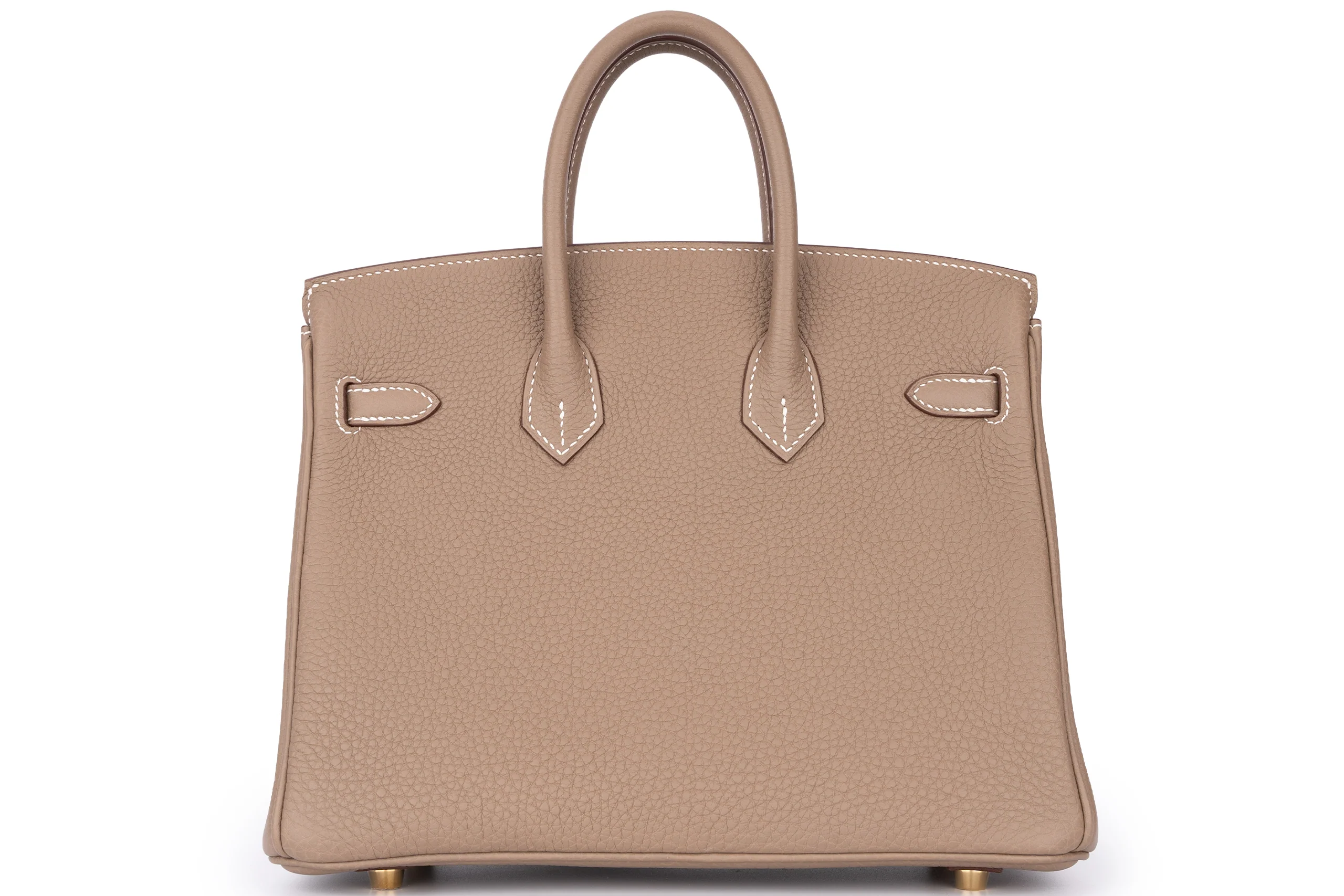Hermès Birkin 25 Retourne Togo Etoupe GHW - Image 4