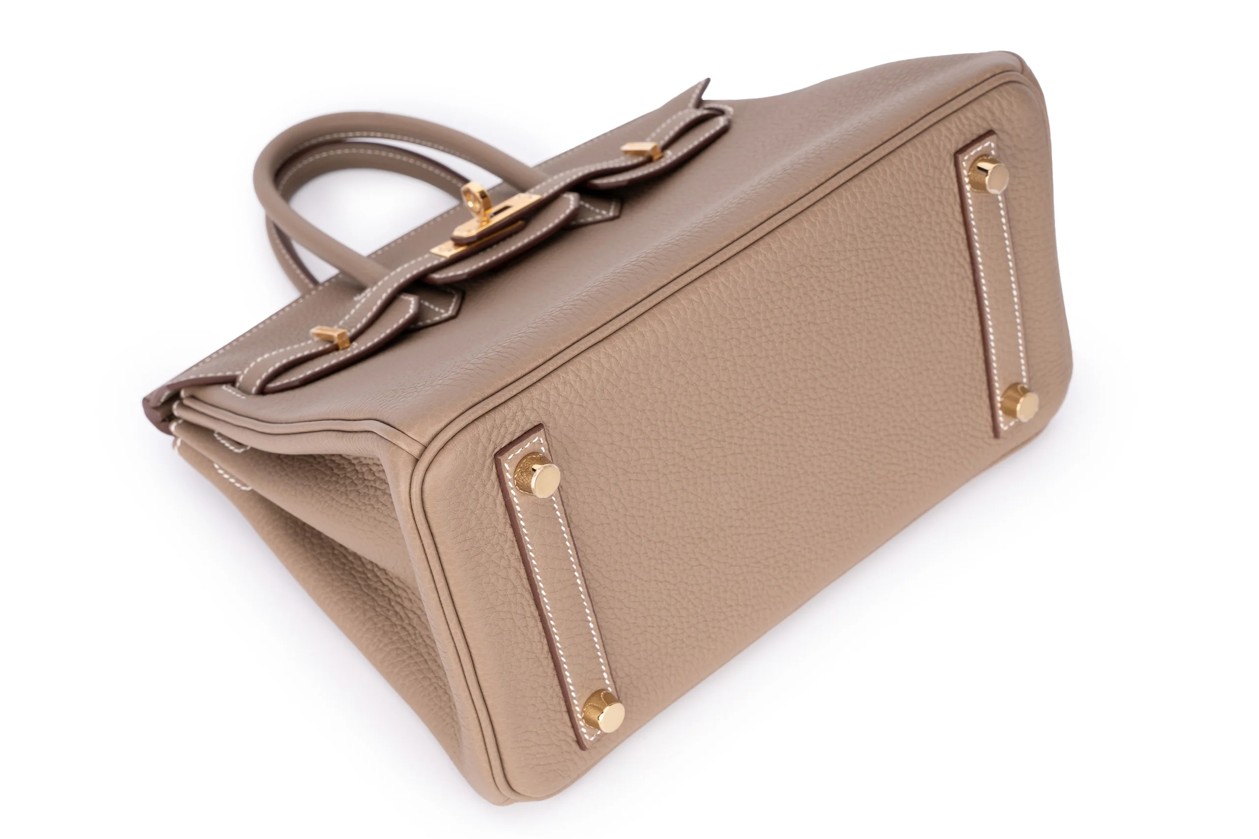 Hermès Birkin 25 Retourne Togo Etoupe GHW - Image 7