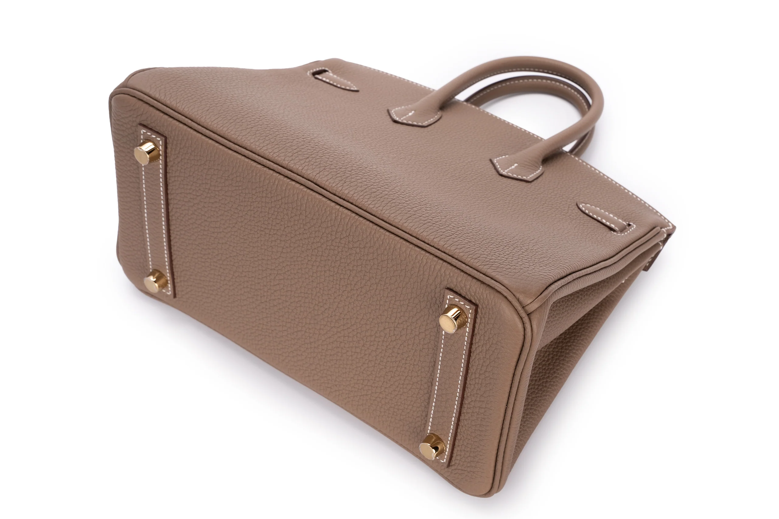 Hermès Birkin 25 Retourne Togo Etoupe GHW - Image 10