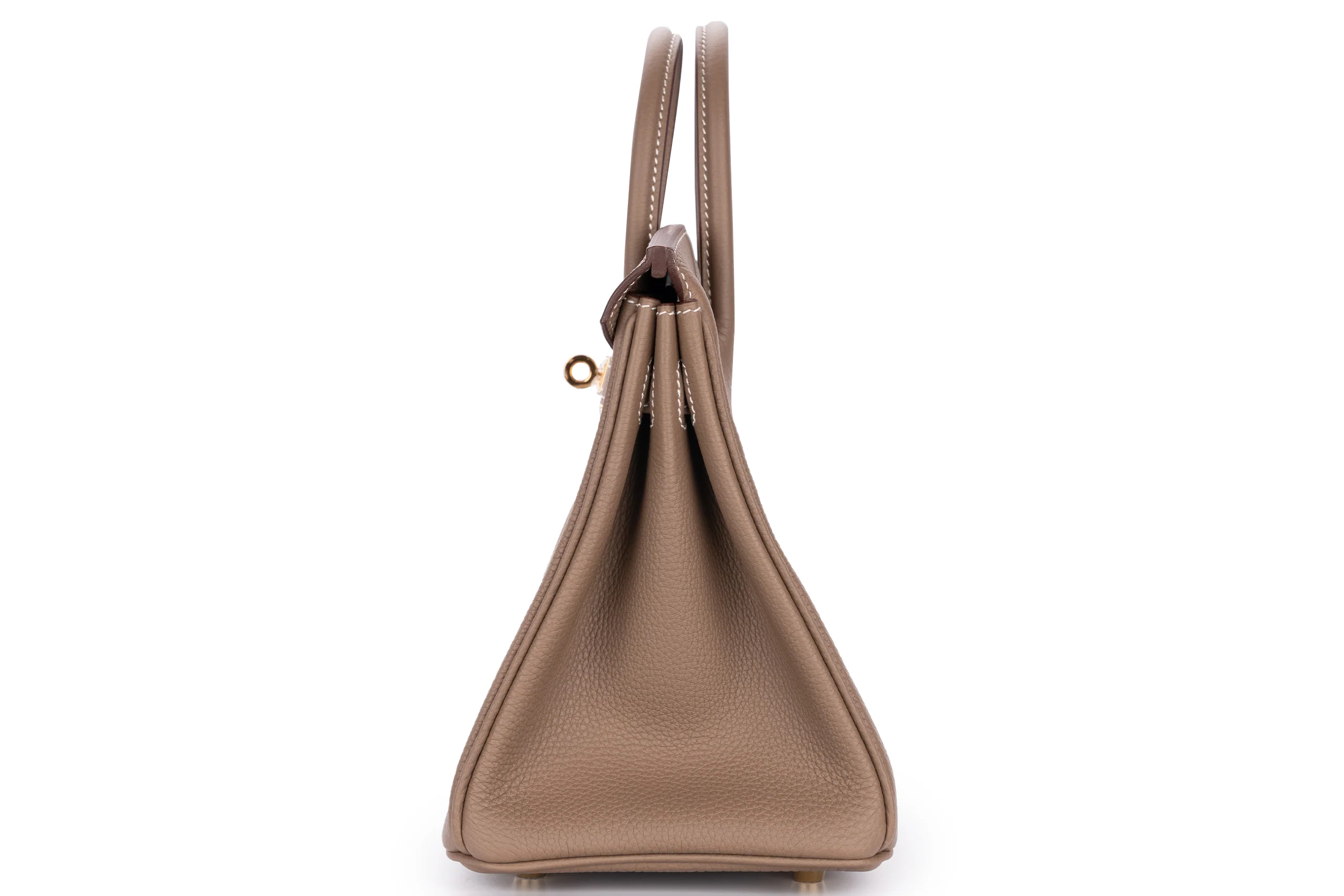Hermès Birkin 25 Retourne Togo Etoupe GHW - Image 3