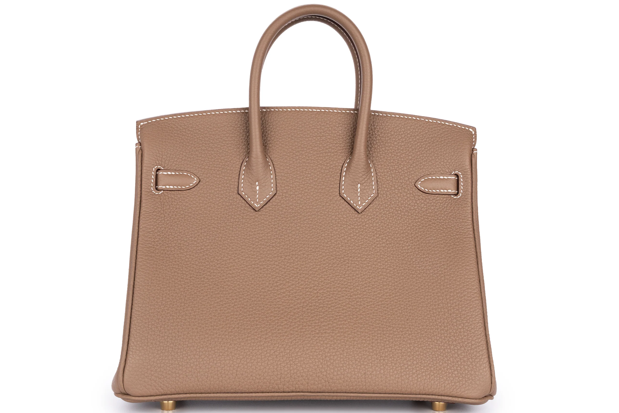 Hermès Birkin 25 Retourne Togo Etoupe GHW - Image 4
