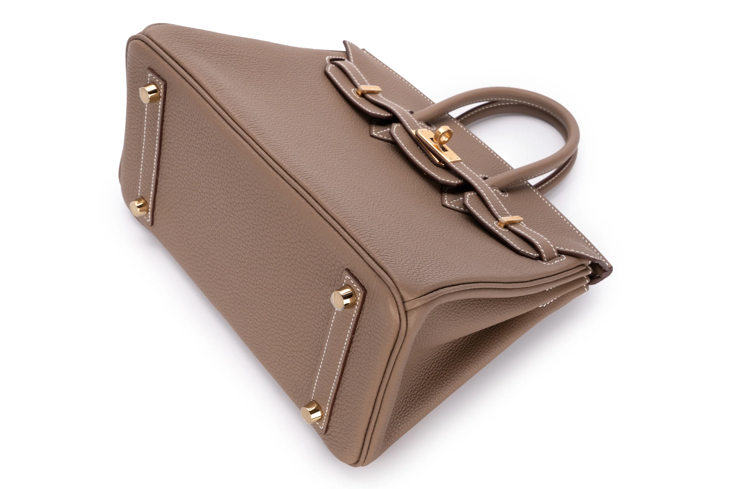 Hermès Birkin 25 Retourne Togo Etoupe GHW - Image 8