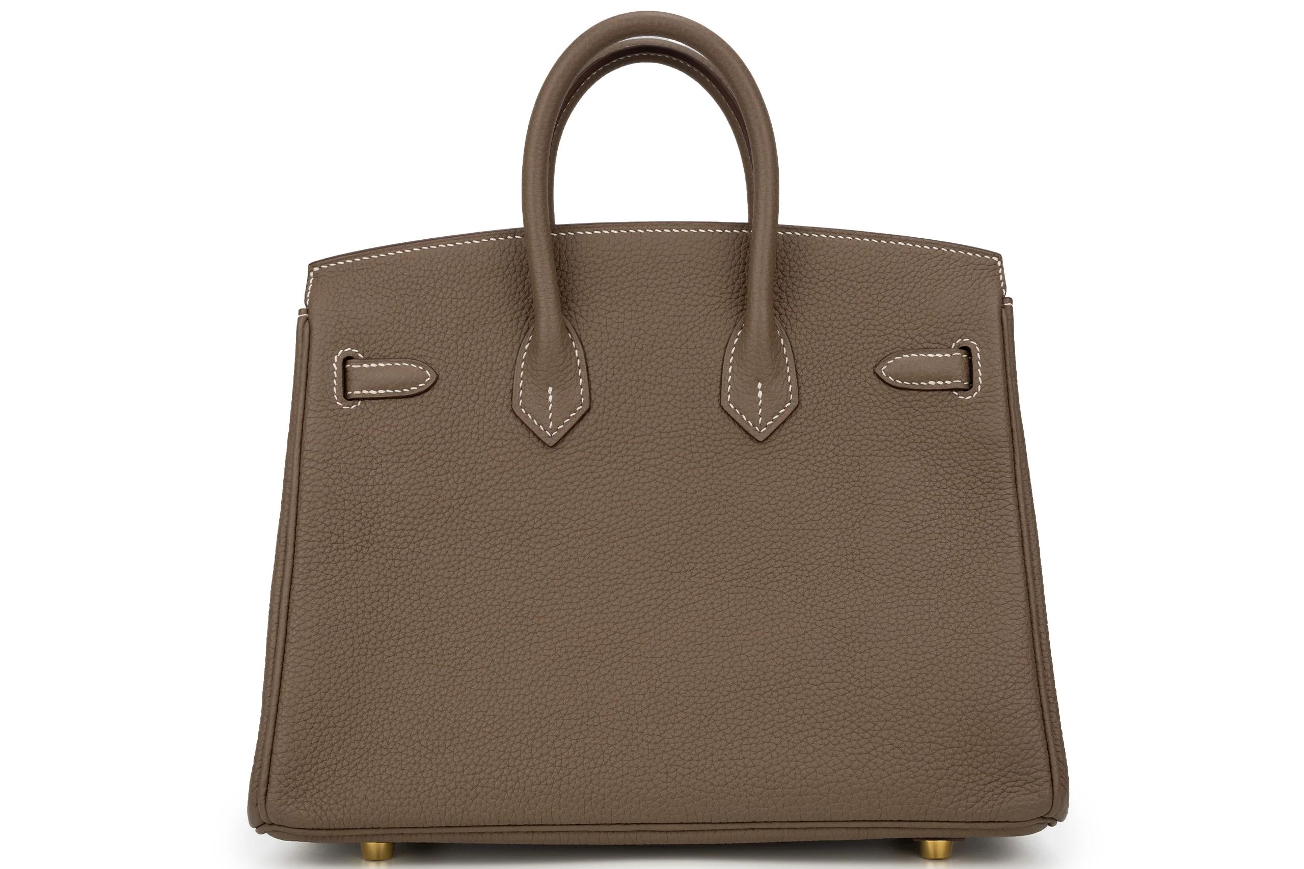 Hermès Birkin 25 Retourne Togo Etoupe GHW - Image 5