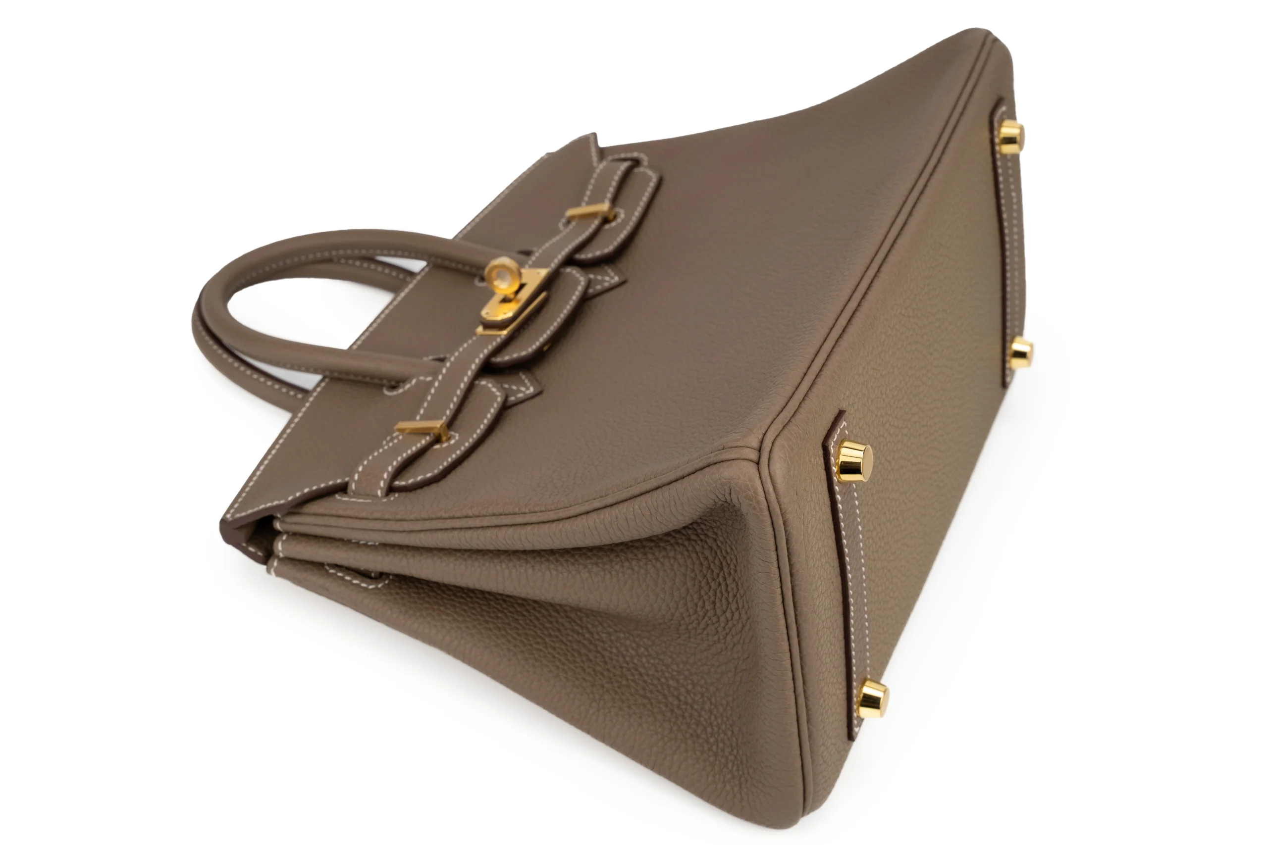 Hermès Birkin 25 Retourne Togo Etoupe GHW - Image 8