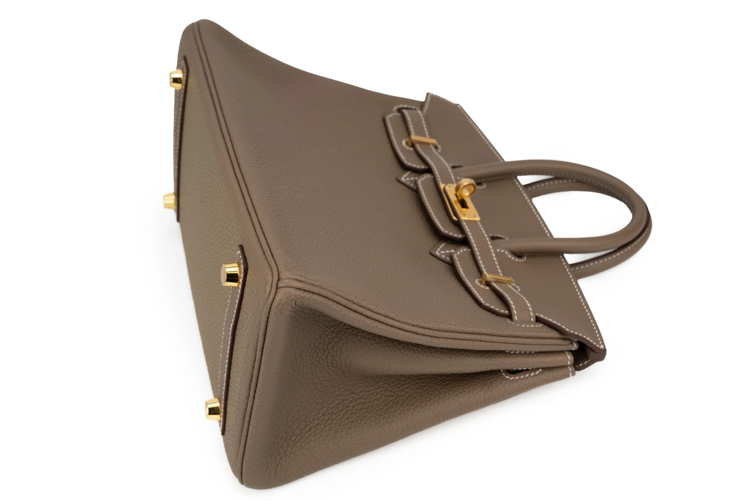 Hermès Birkin 25 Retourne Togo Etoupe GHW - Image 9