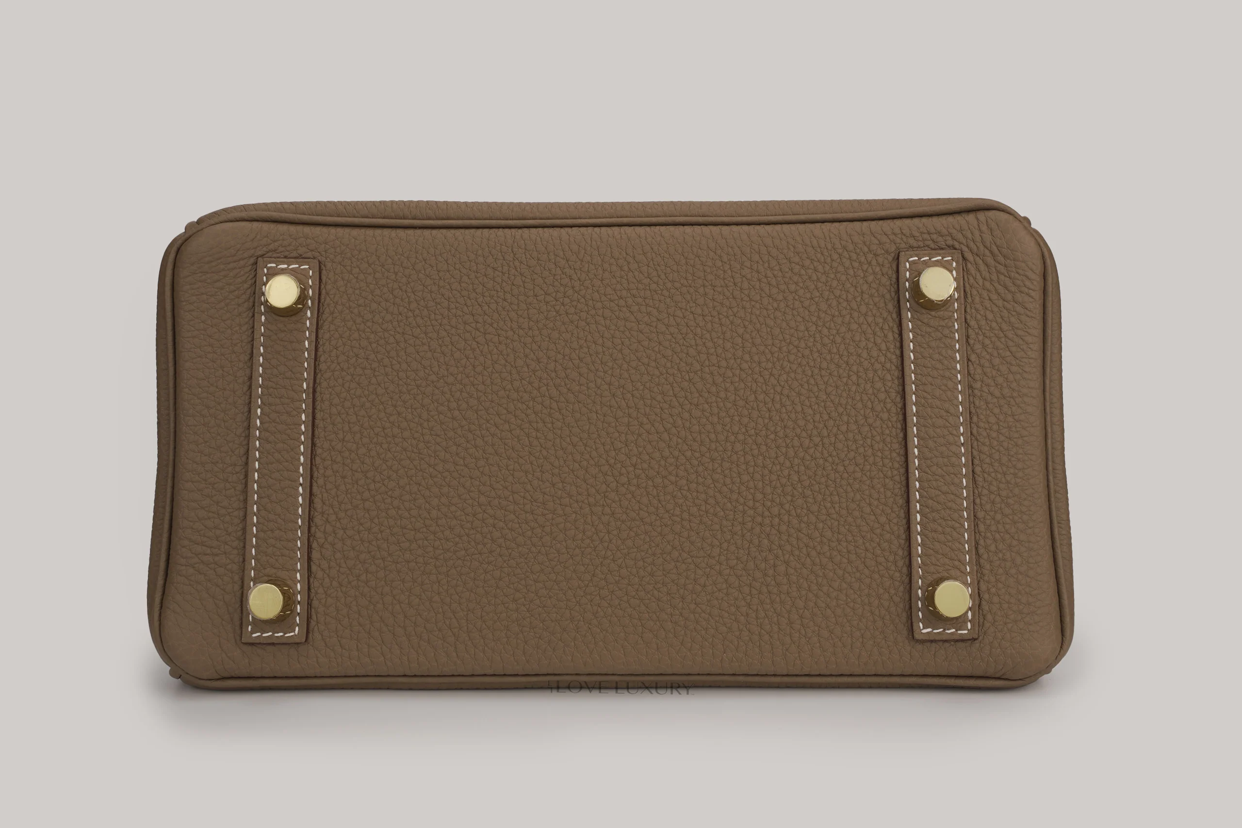 Hermès Birkin 25 Retourne Togo Etoupe GHW B-Stamp - Image 6