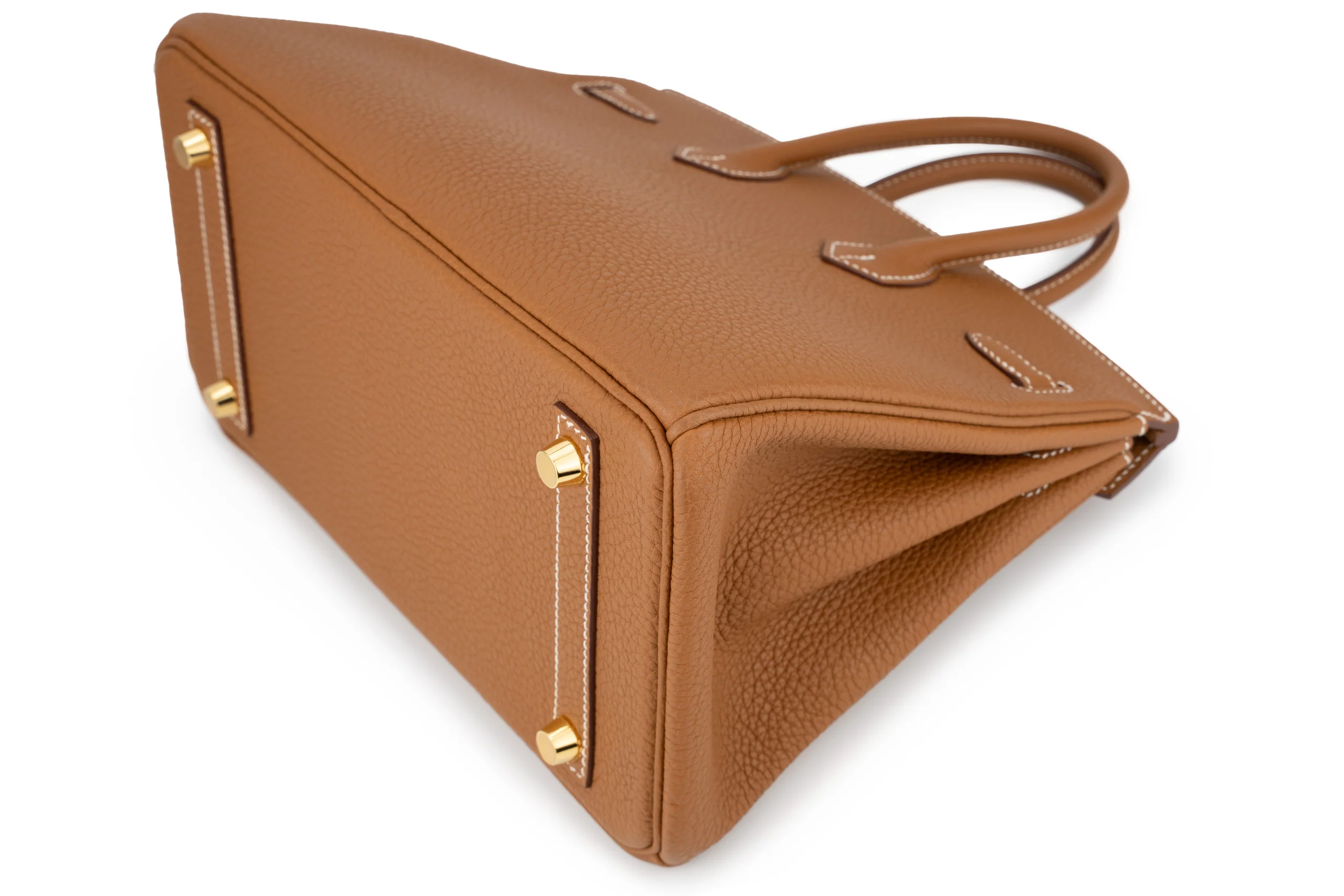 Hermès Birkin 25 Retourne Togo Gold GHW - Image 11