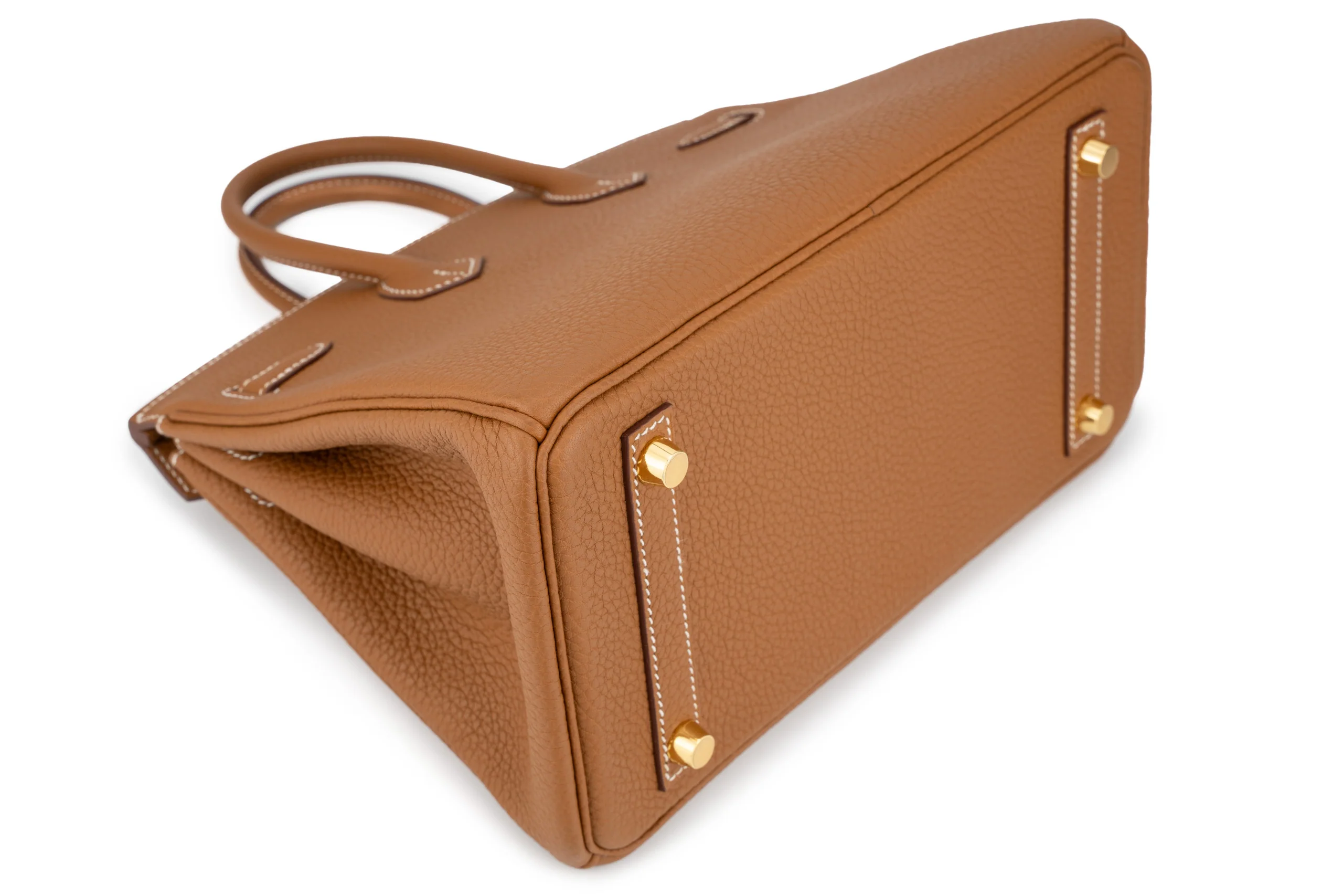 Hermès Birkin 25 Retourne Togo Gold GHW - Image 12
