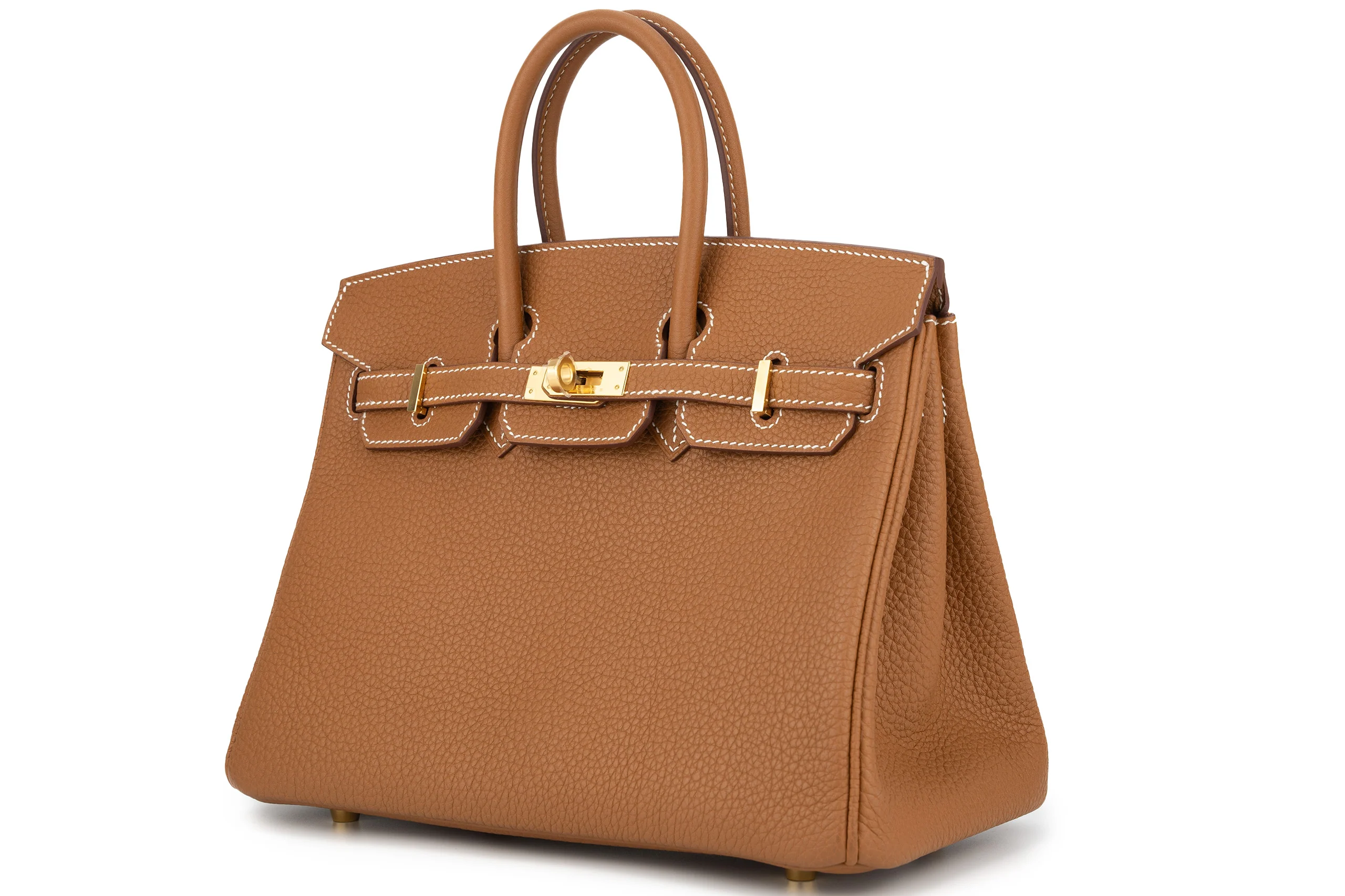 Hermès Birkin 25 Retourne Togo Gold GHW - Image 2