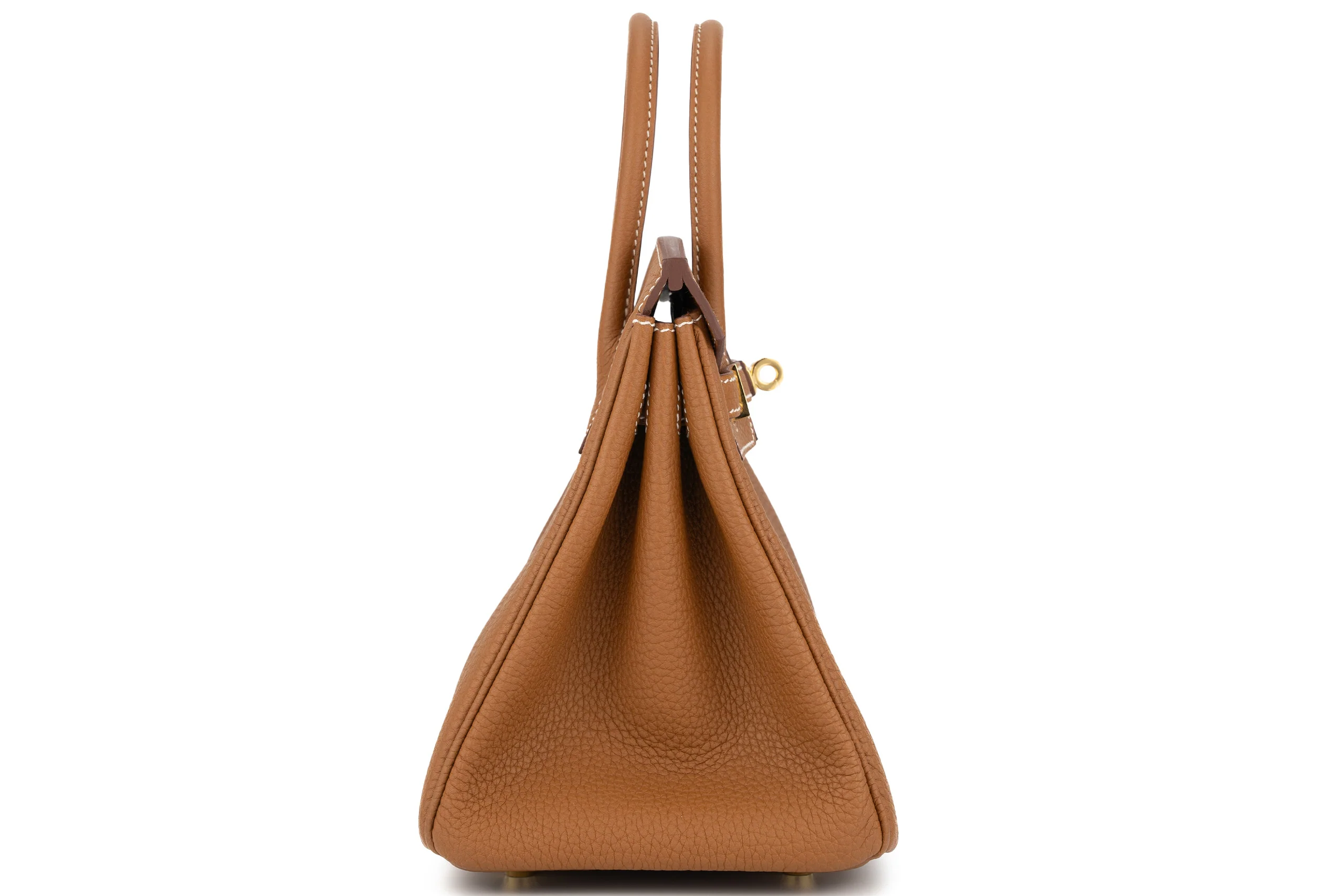 Hermès Birkin 25 Retourne Togo Gold GHW - Image 4