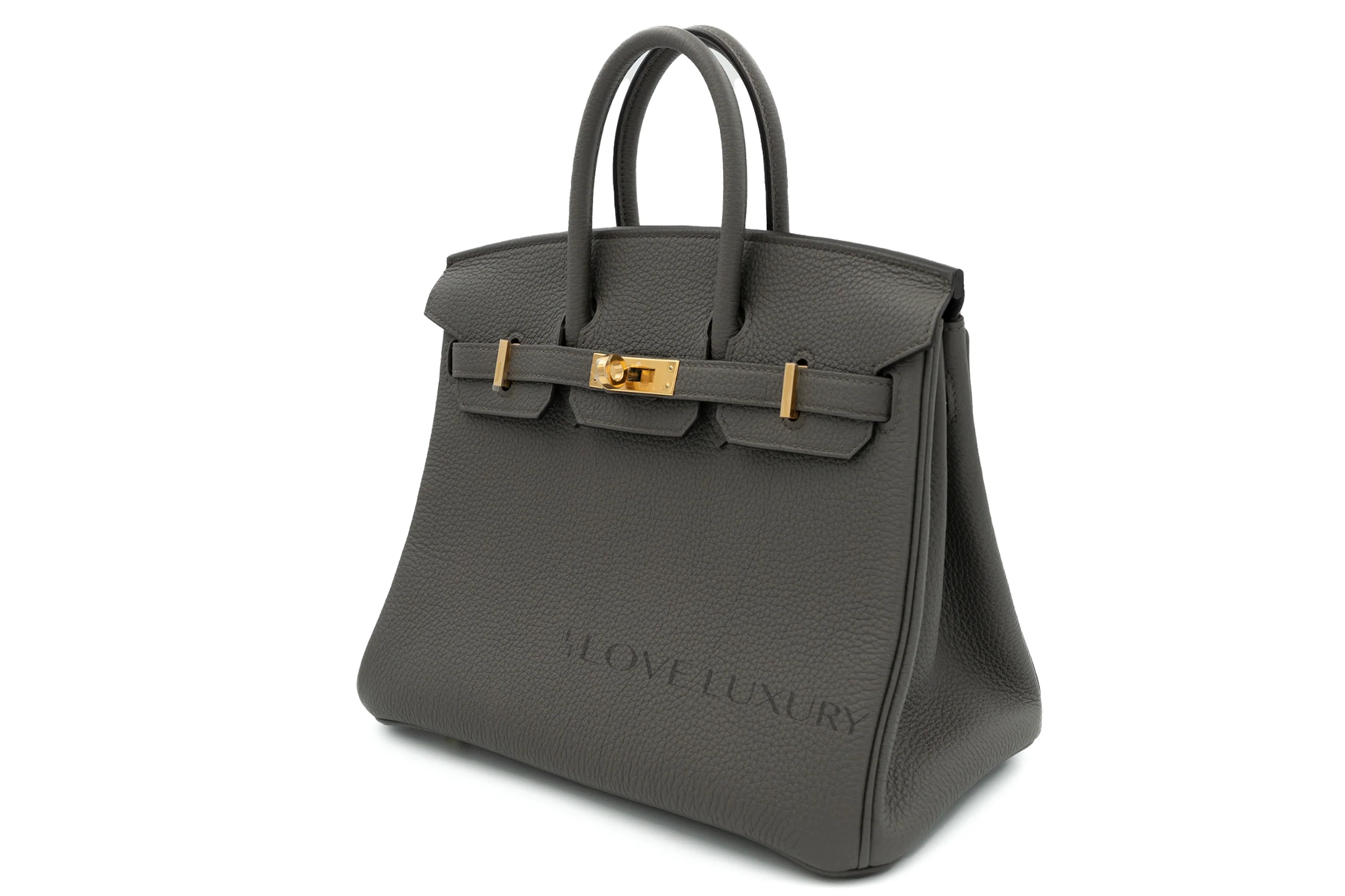 Hermès Birkin 25 Retourne Togo Gris Etain GHW - Image 2