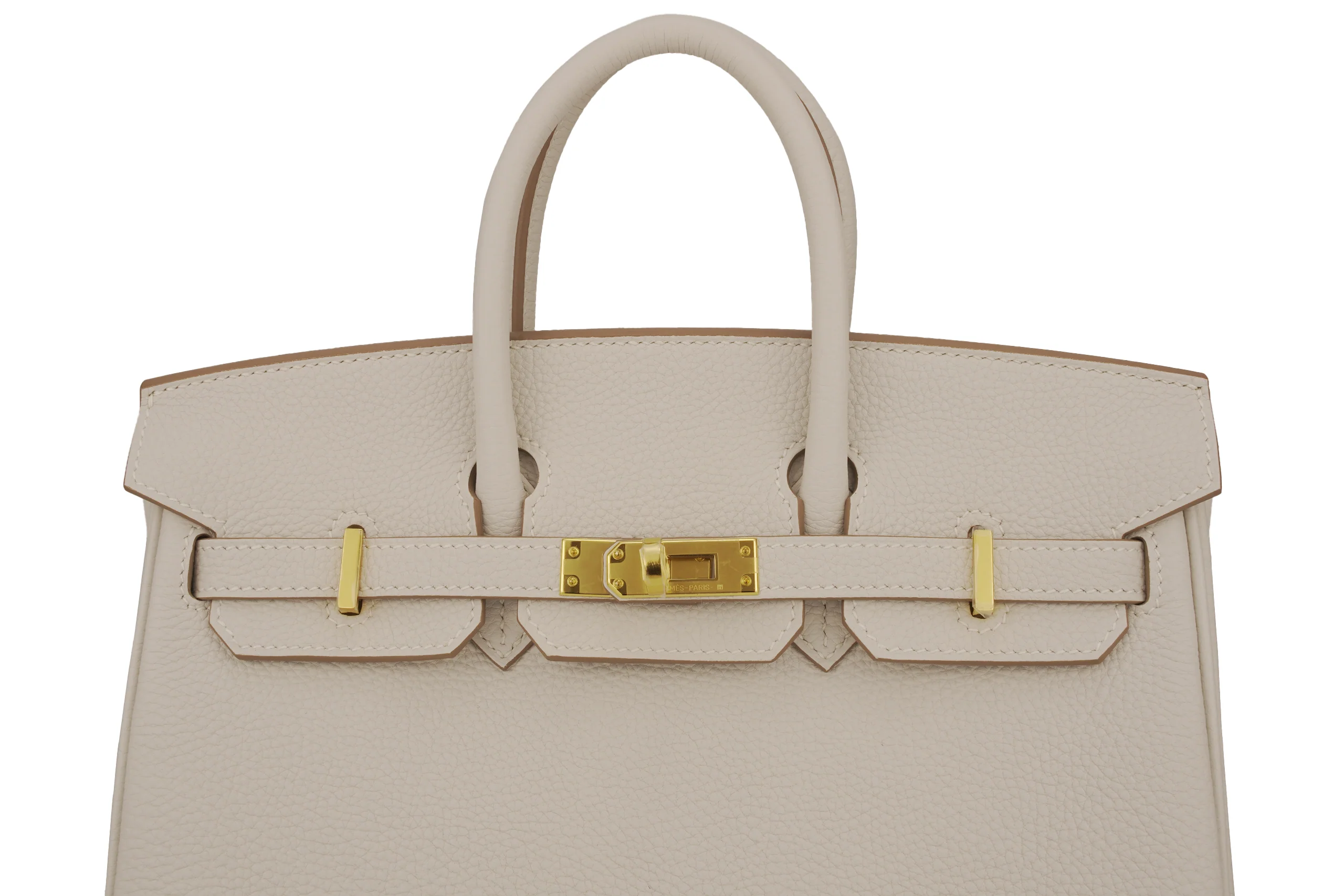 Hermès Birkin 25 Retourne Togo Gris Perle GHW - Image 7