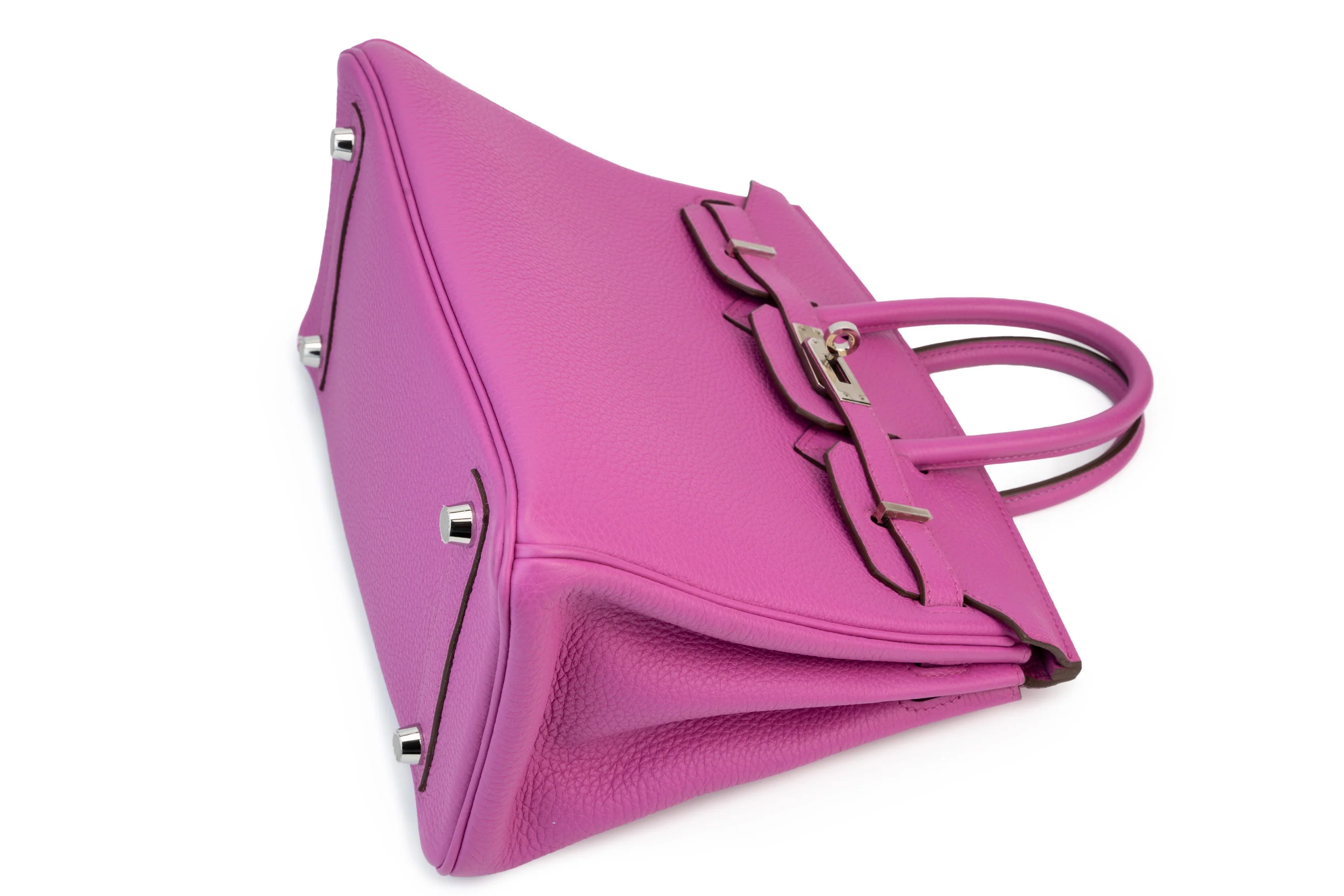 Hermès Birkin 25 Retourne Togo Magnolia PHW - Image 8