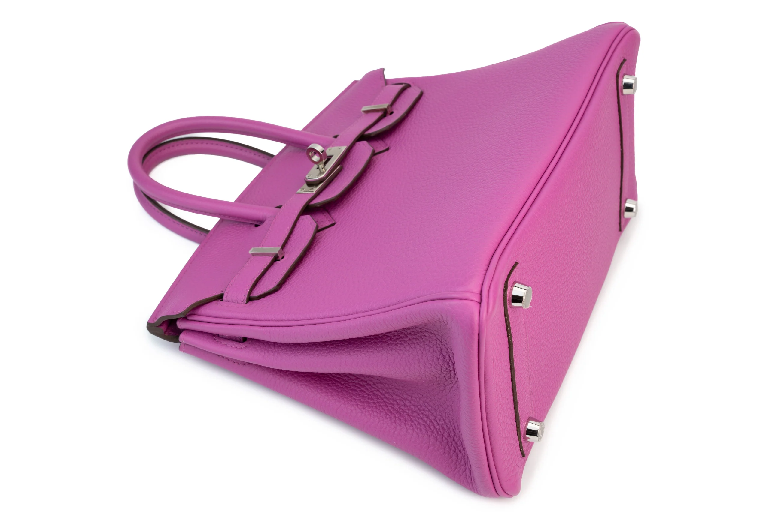Hermès Birkin 25 Retourne Togo Magnolia PHW - Image 9