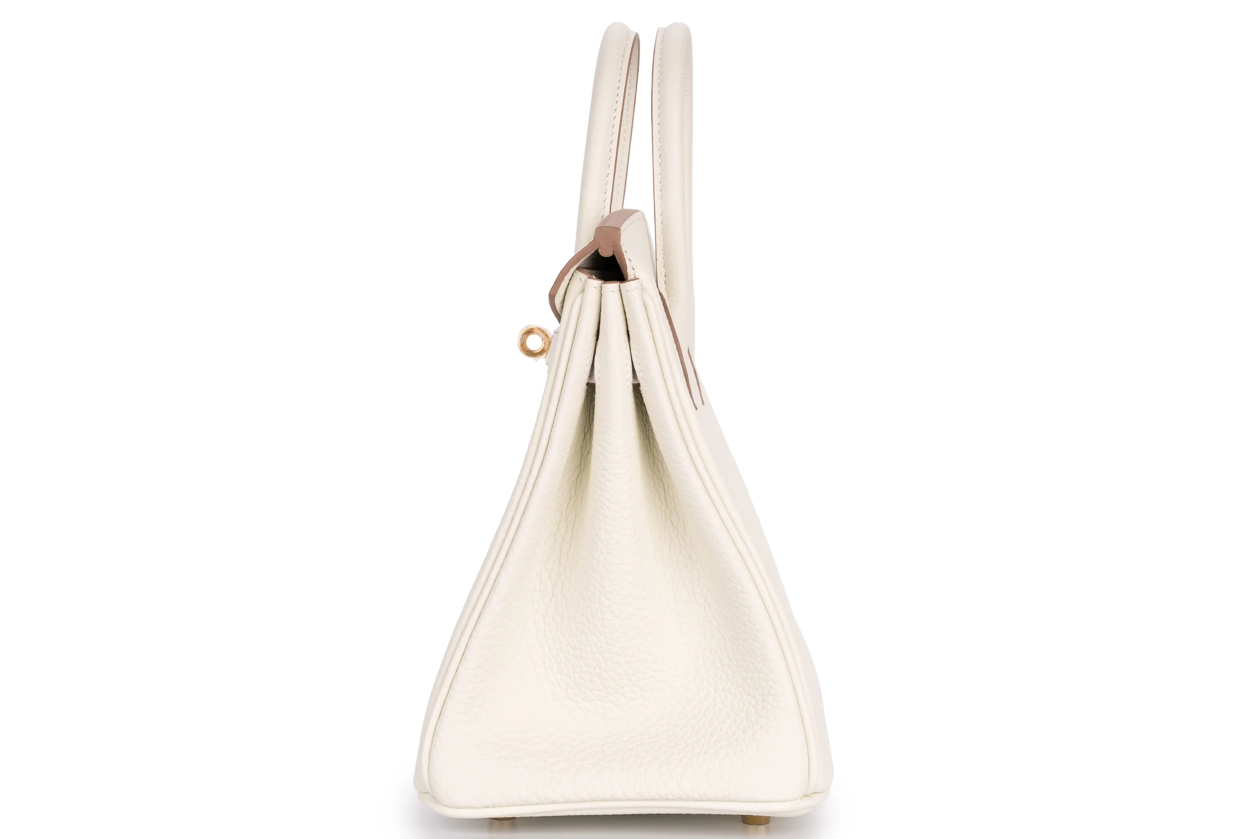Hermès Birkin 25 Retourne Togo Mushroom GHW - Image 3