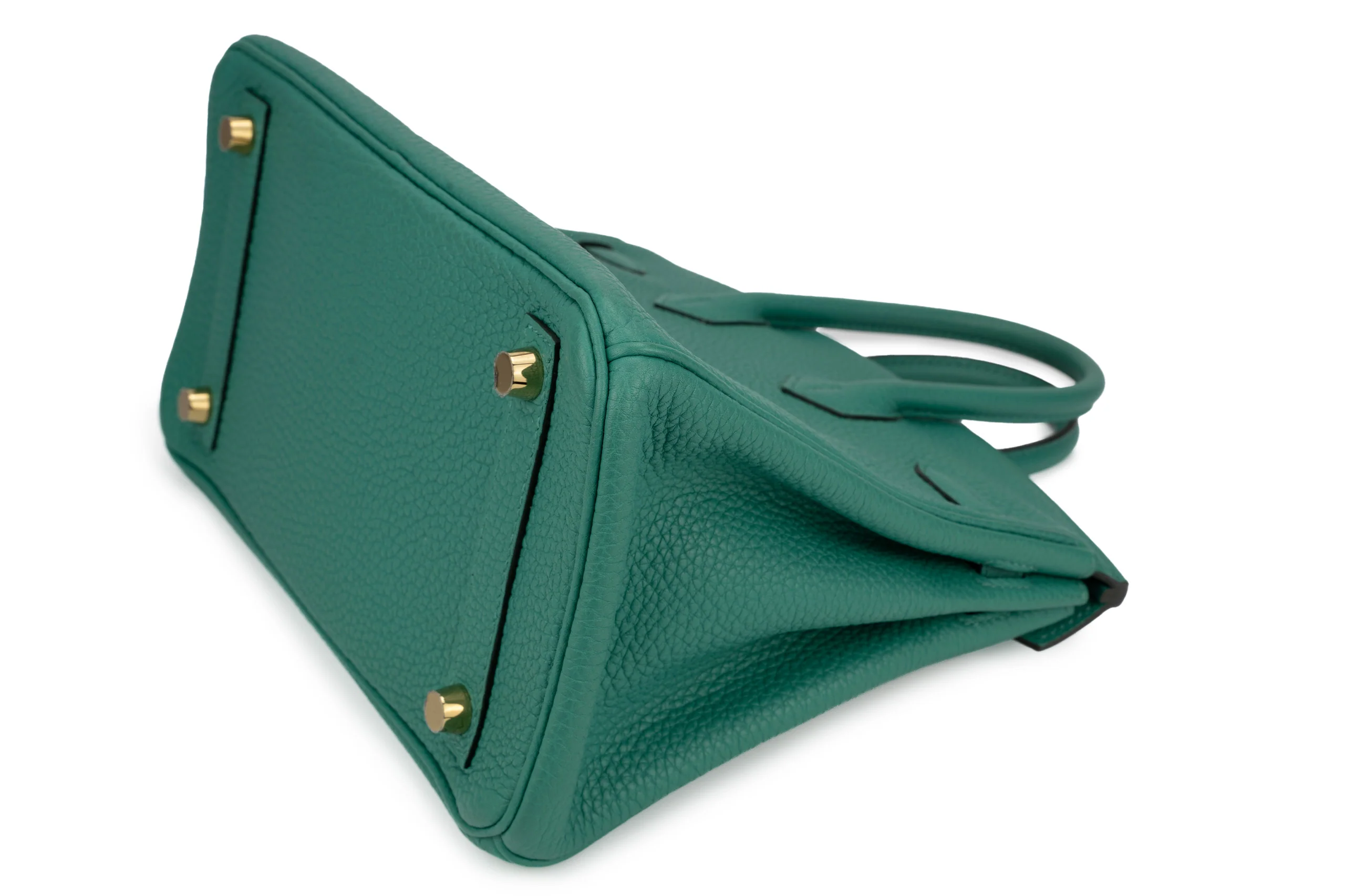 Hermès Birkin 25 Retourne Togo Vert Verone GHW - Image 10