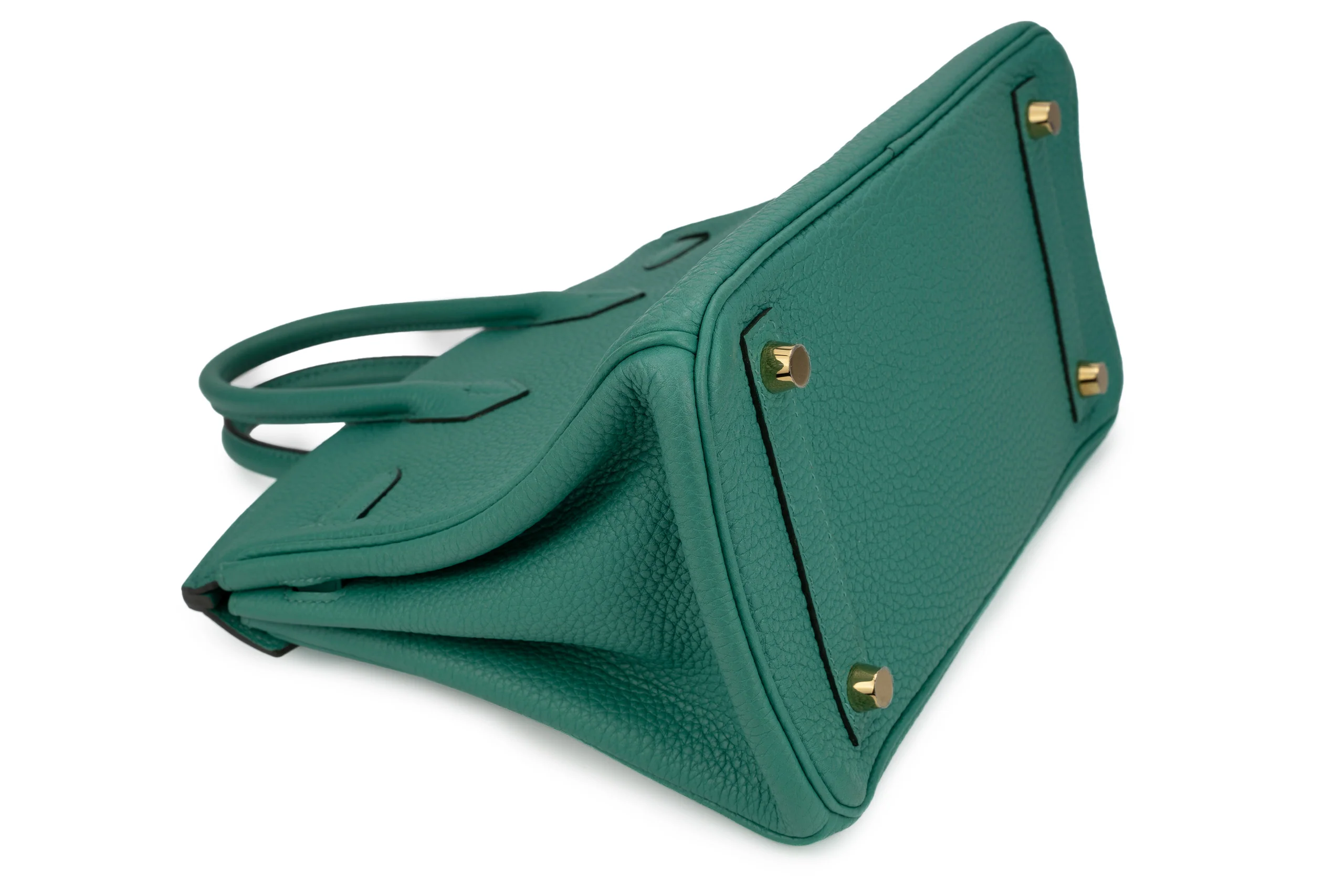 Hermès Birkin 25 Retourne Togo Vert Verone GHW - Image 11