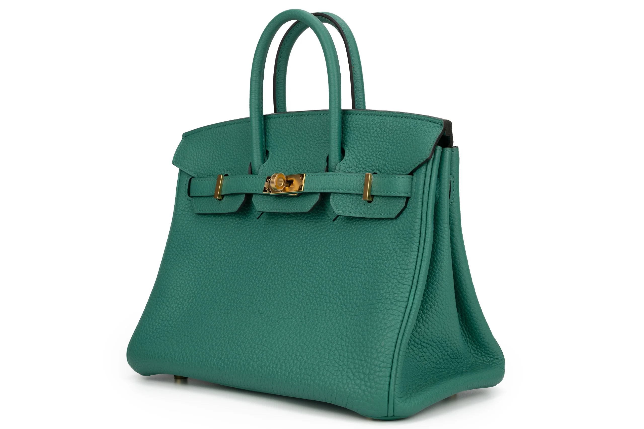 Hermès Birkin 25 Retourne Togo Vert Verone GHW - Image 2