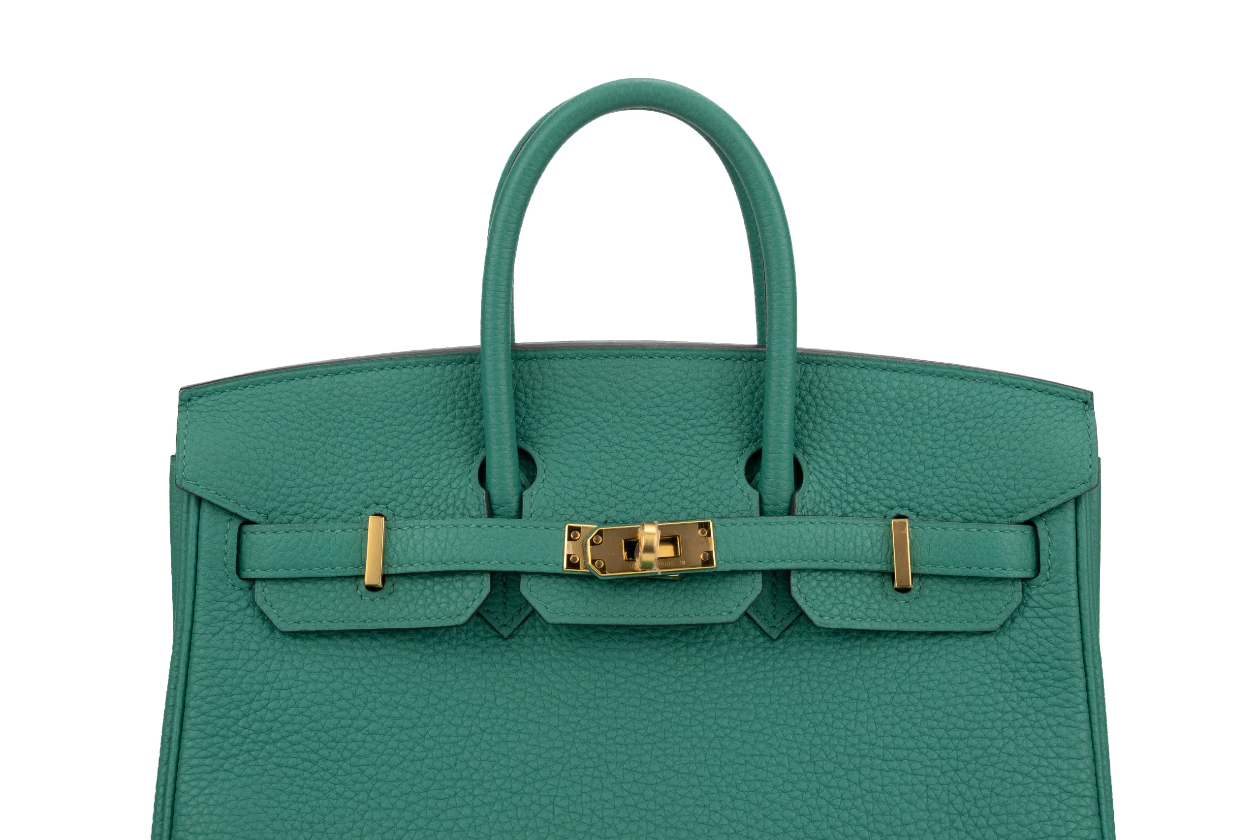 Hermès Birkin 25 Retourne Togo Vert Verone GHW - Image 7