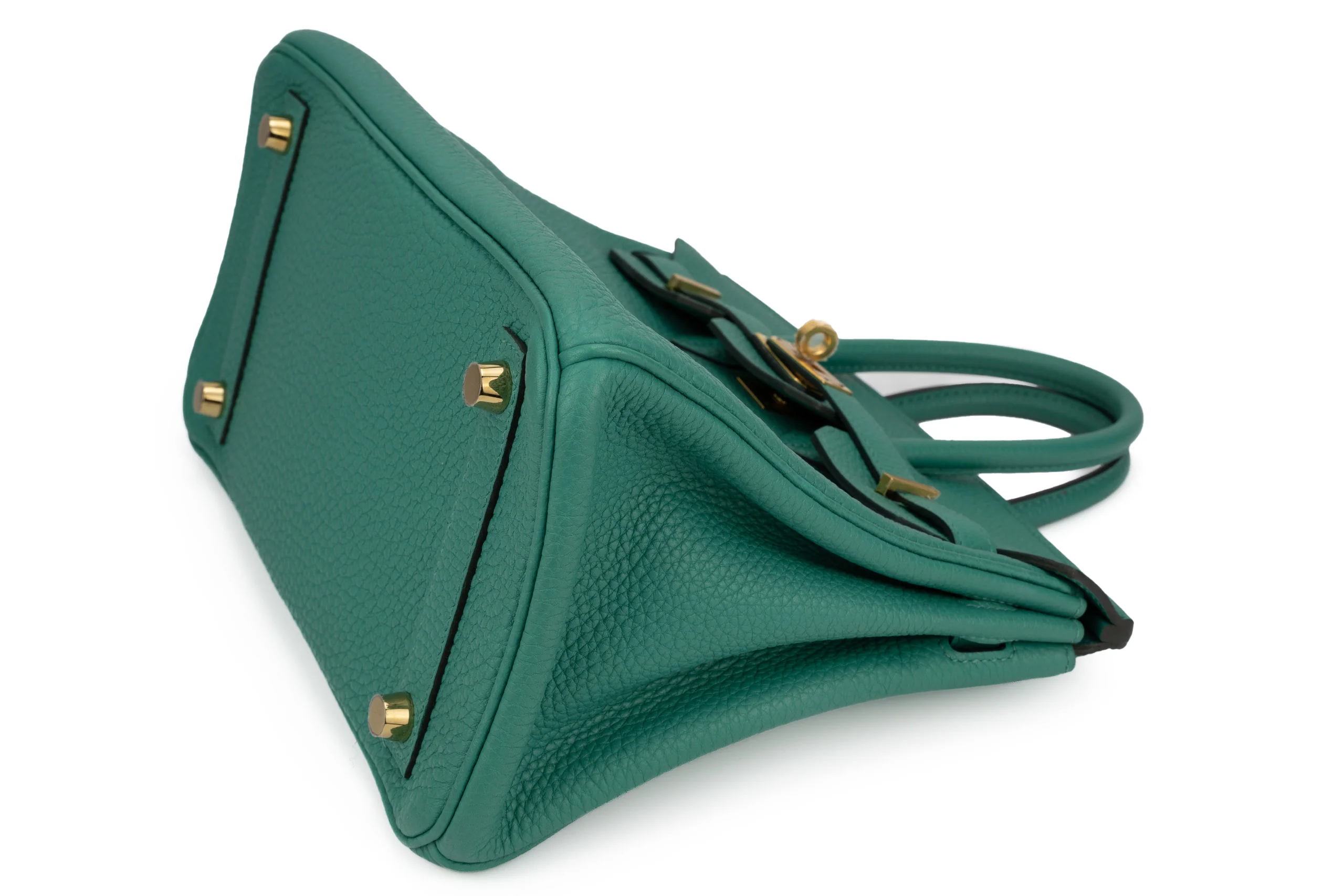 Hermès Birkin 25 Retourne Togo Vert Verone GHW - Image 8