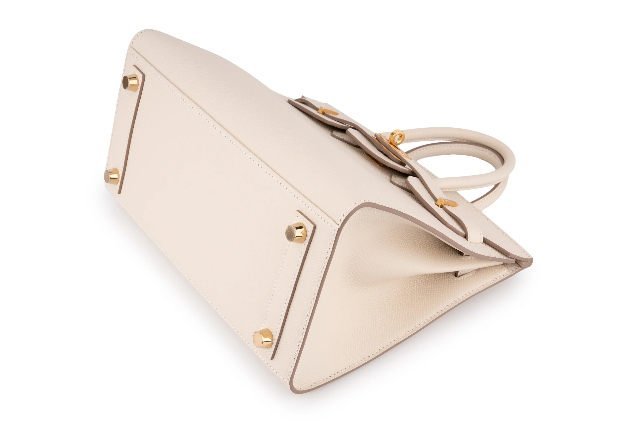 Hermès Birkin 25	Sellier	Epsom	Craie 	GHW - Image 11