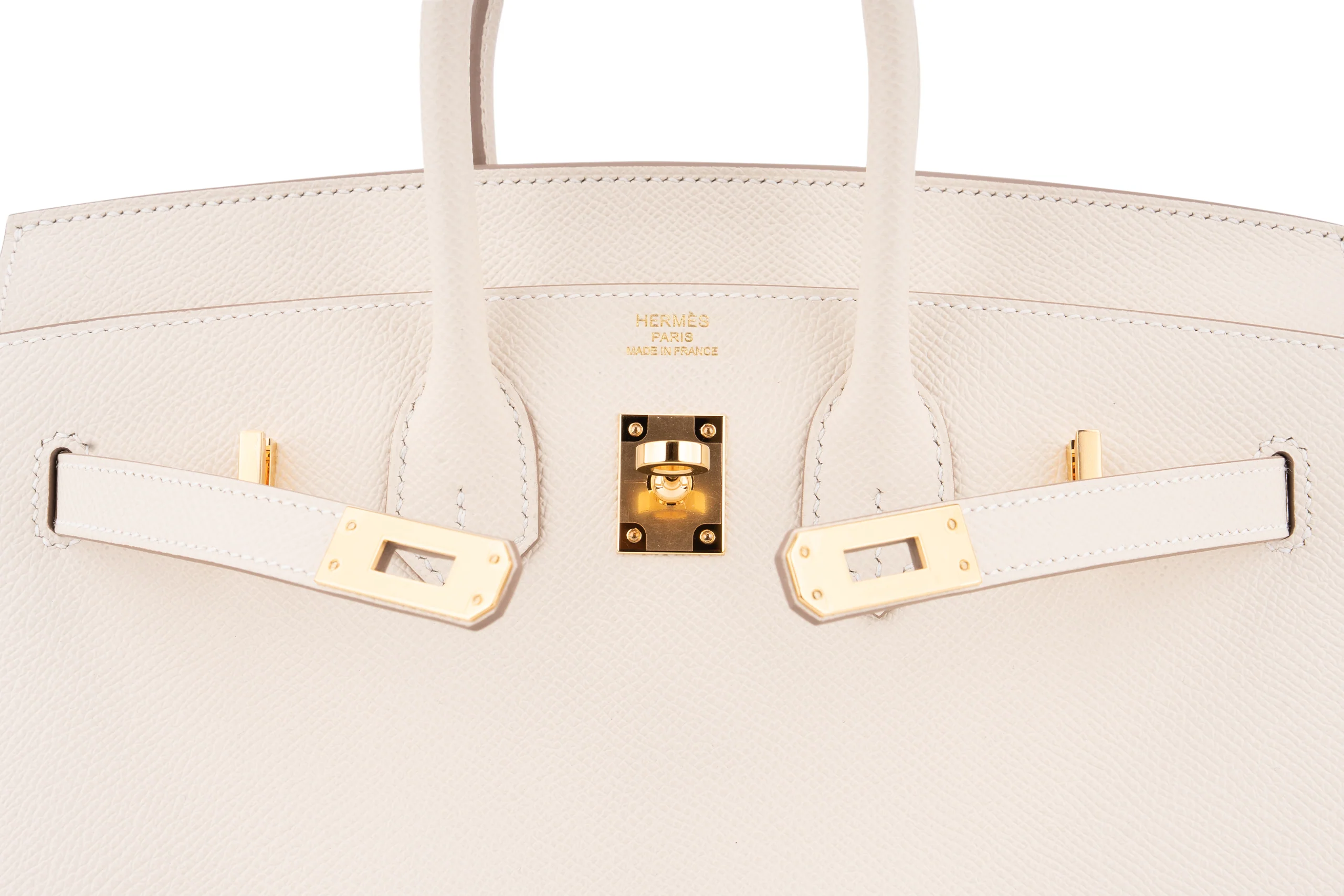 Hermès Birkin 25	Sellier	Epsom	Craie 	GHW - Image 9