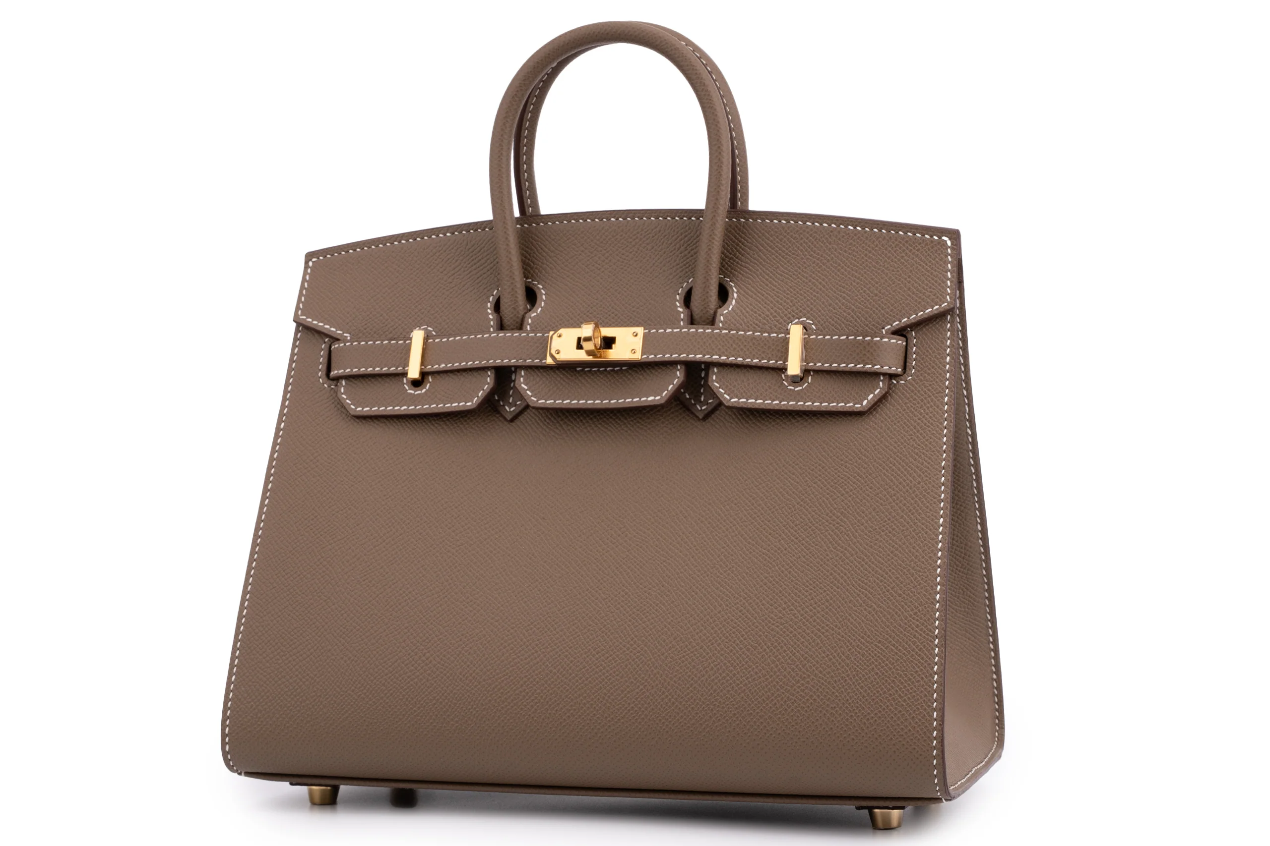 Hermès Birkin 25	Sellier	Epsom 	Etoupe	GHW - Image 2