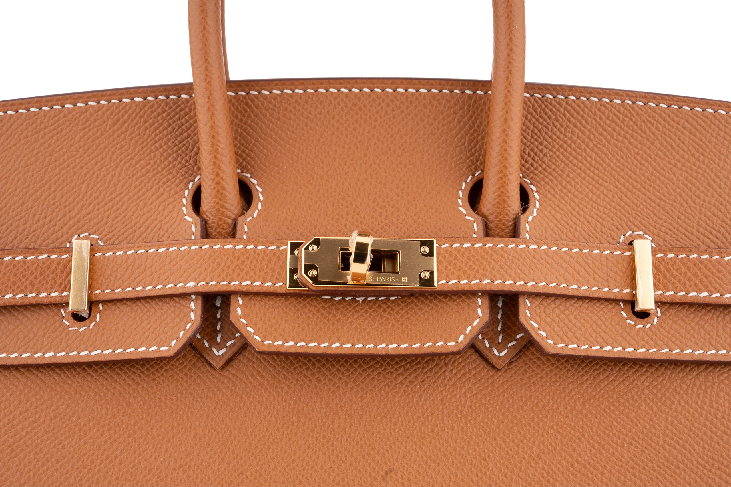 Hermès Birkin 25 Sellier Gold GHW - Image 7
