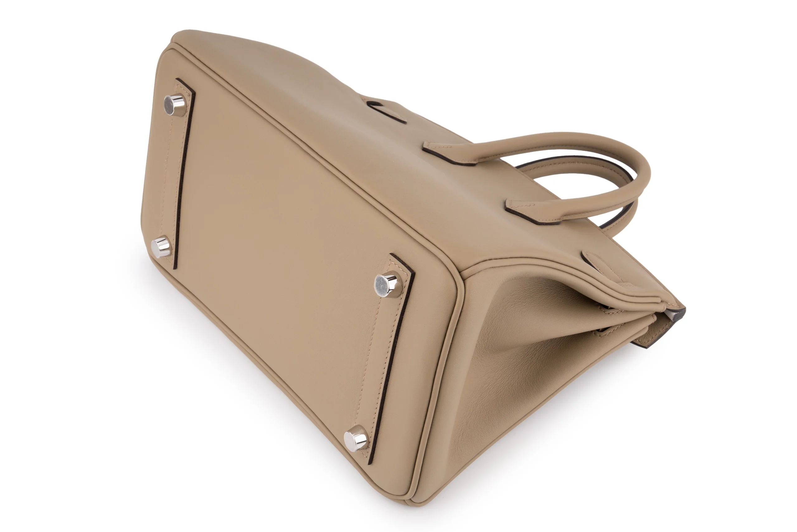 Hermès Birkin 25		Swift	Beige Marfa Verso Gris Pale	PHW - Image 10