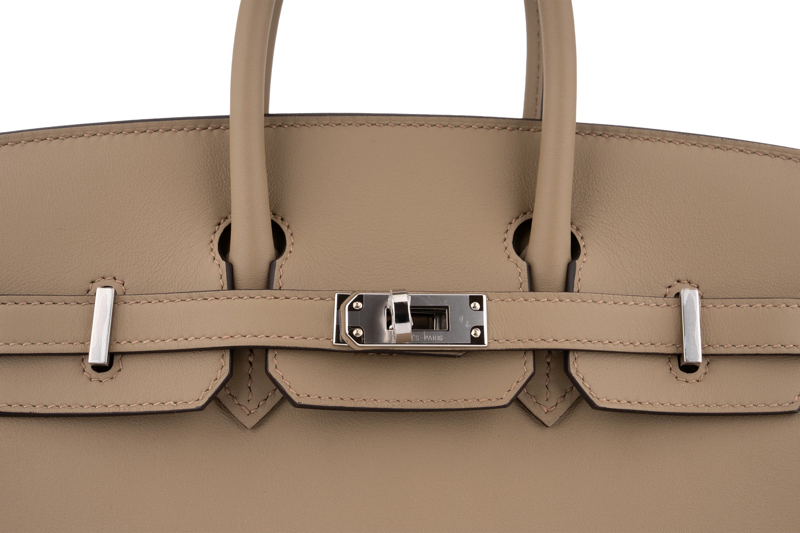 Hermès Birkin 25		Swift	Beige Marfa Verso Gris Pale	PHW - Image 7