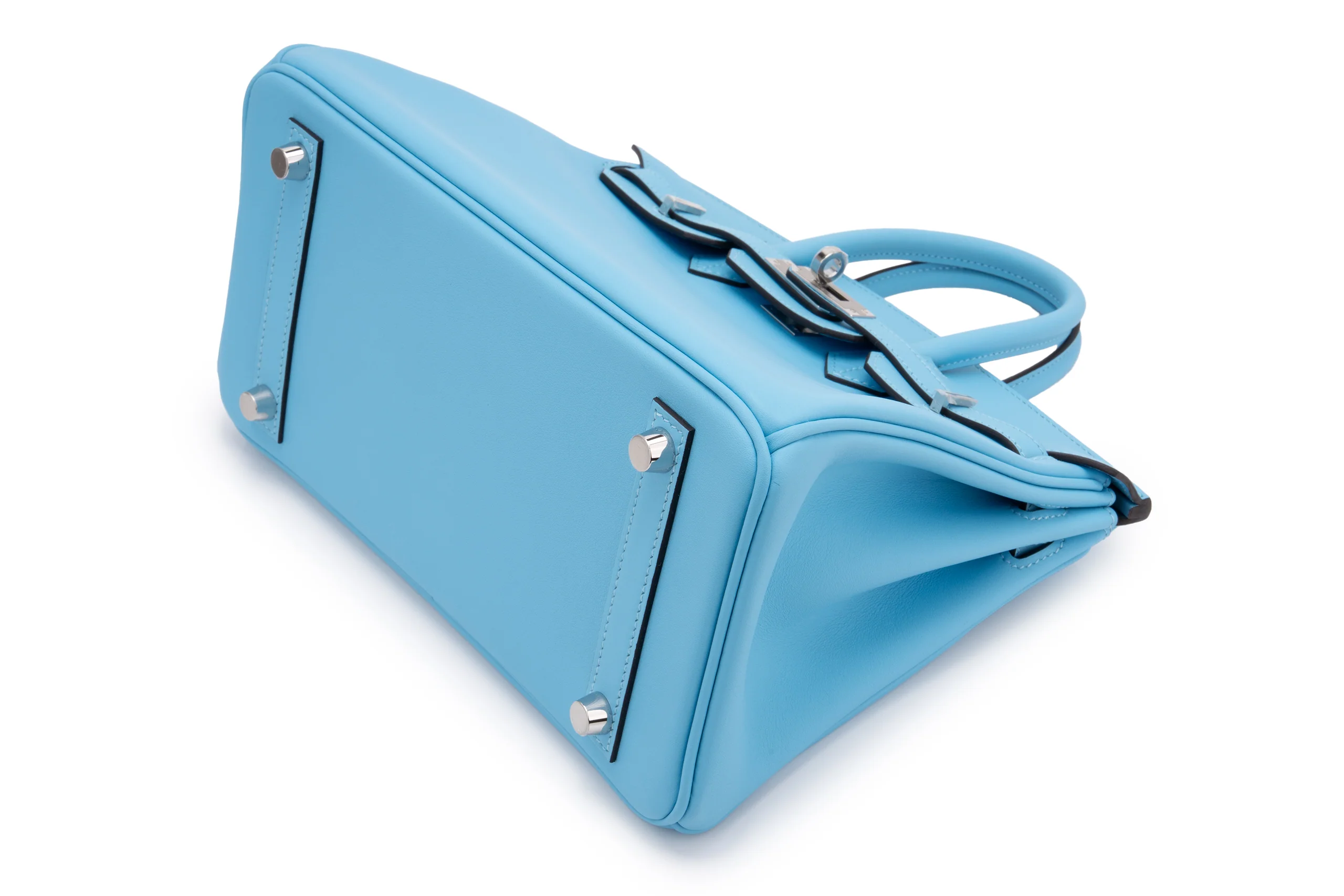 Hermès Birkin 25		Swift	Blue Celeste	PHW - Image 8