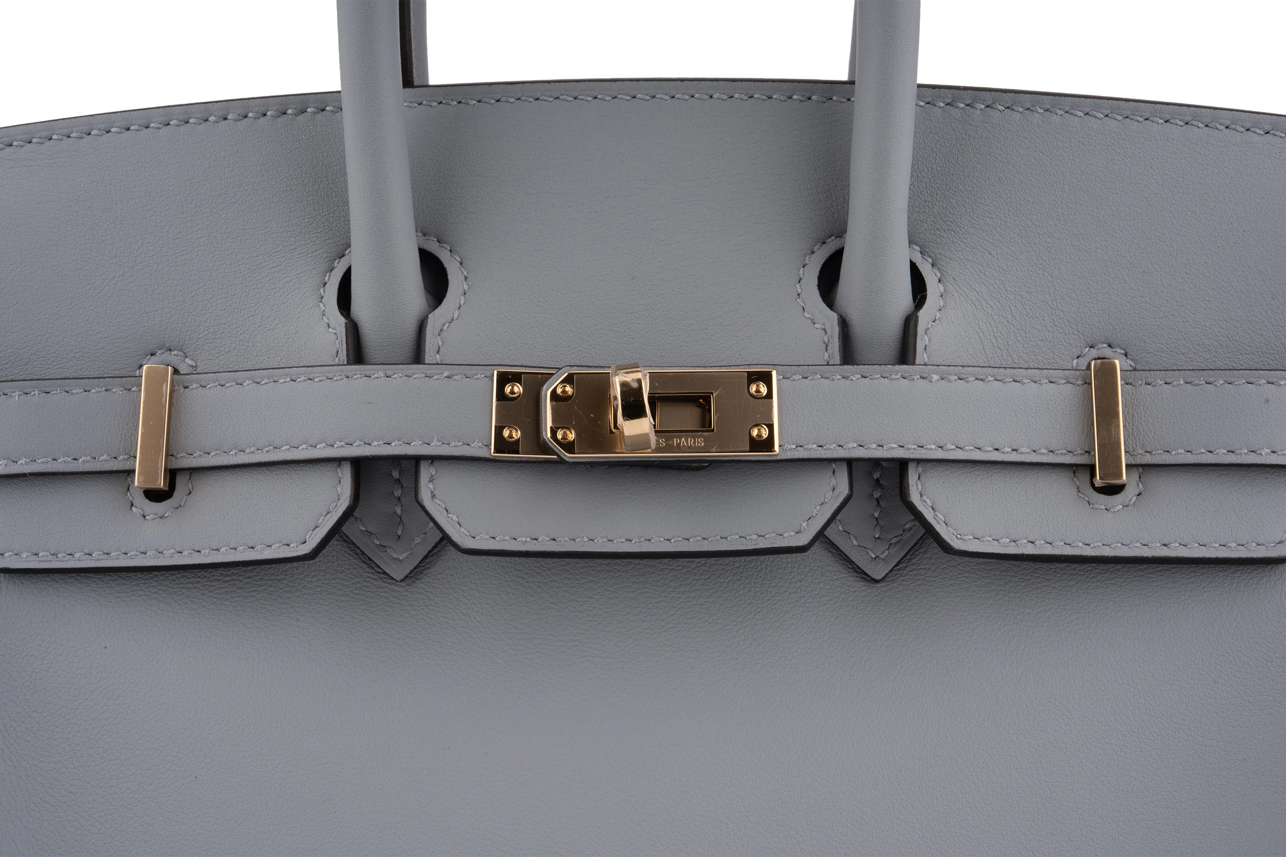 Hermès Birkin 25 Swift Gris Pantin PBHW - Image 7