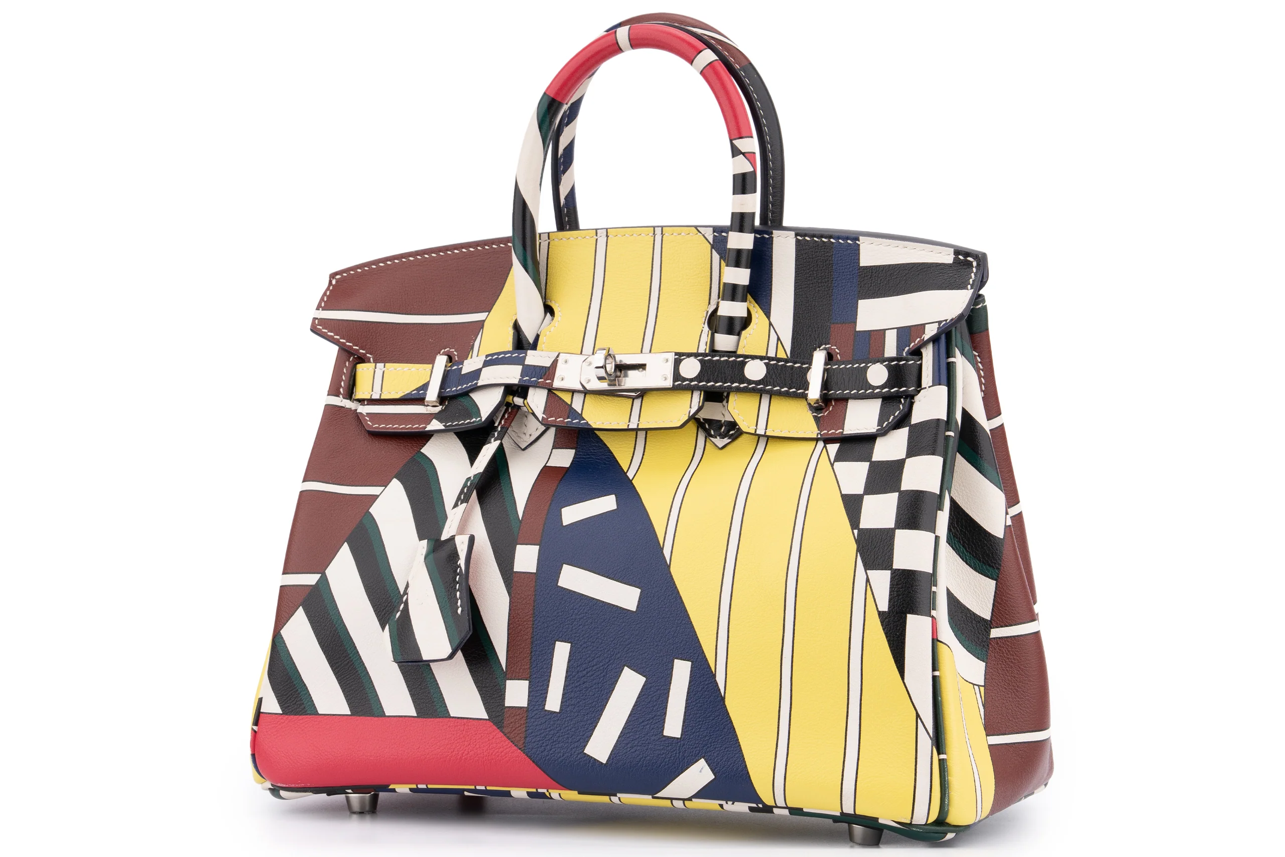 Hermès Birkin 25 Swift One Two Three And Away We Go	PHW - Image 2