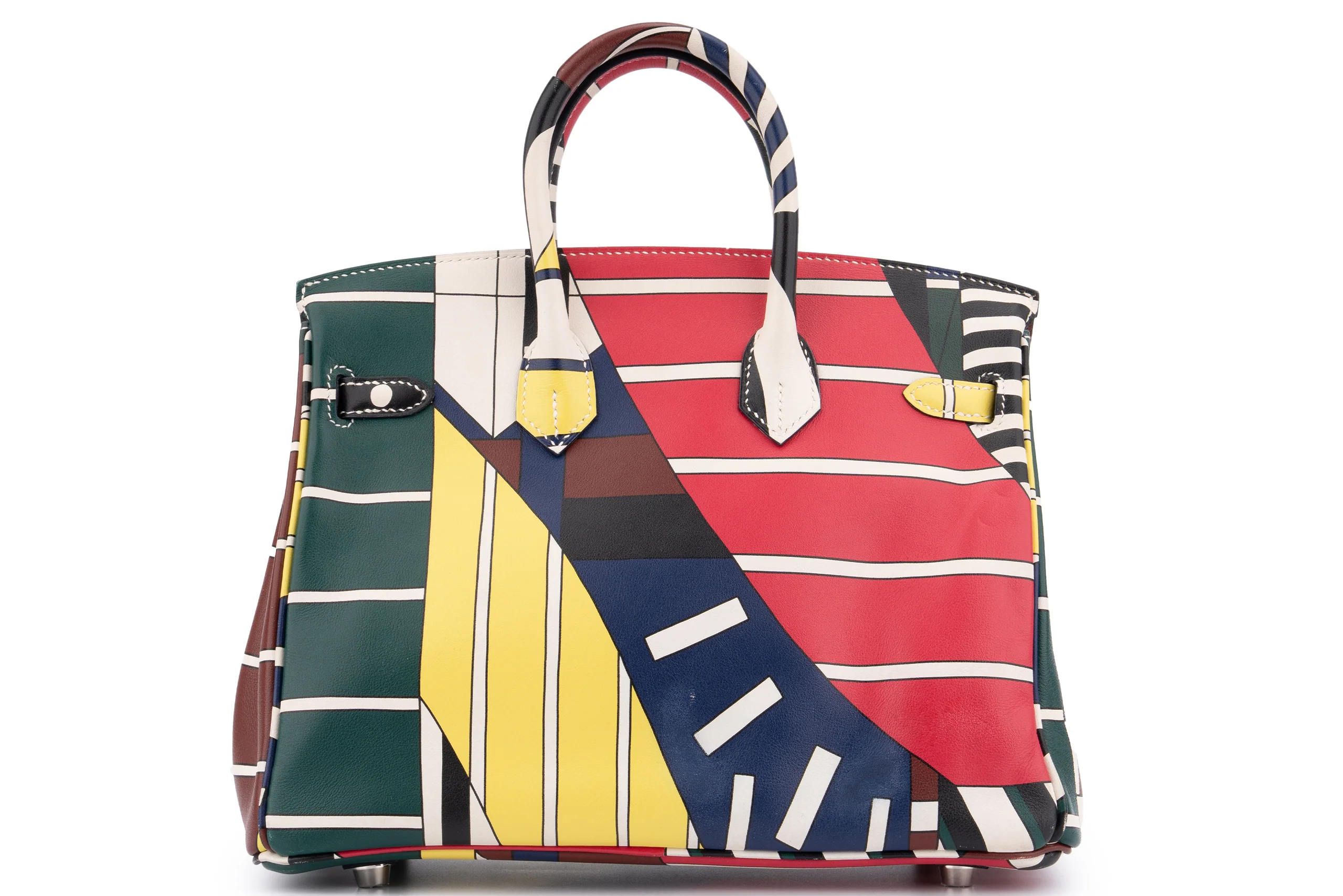 Hermès Birkin 25 Swift One Two Three And Away We Go	PHW - Image 4