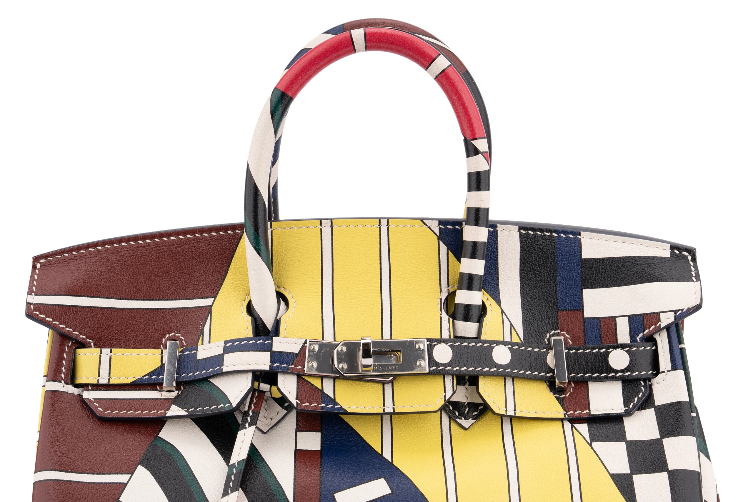 Hermès Birkin 25 Swift One Two Three And Away We Go	PHW - Image 7