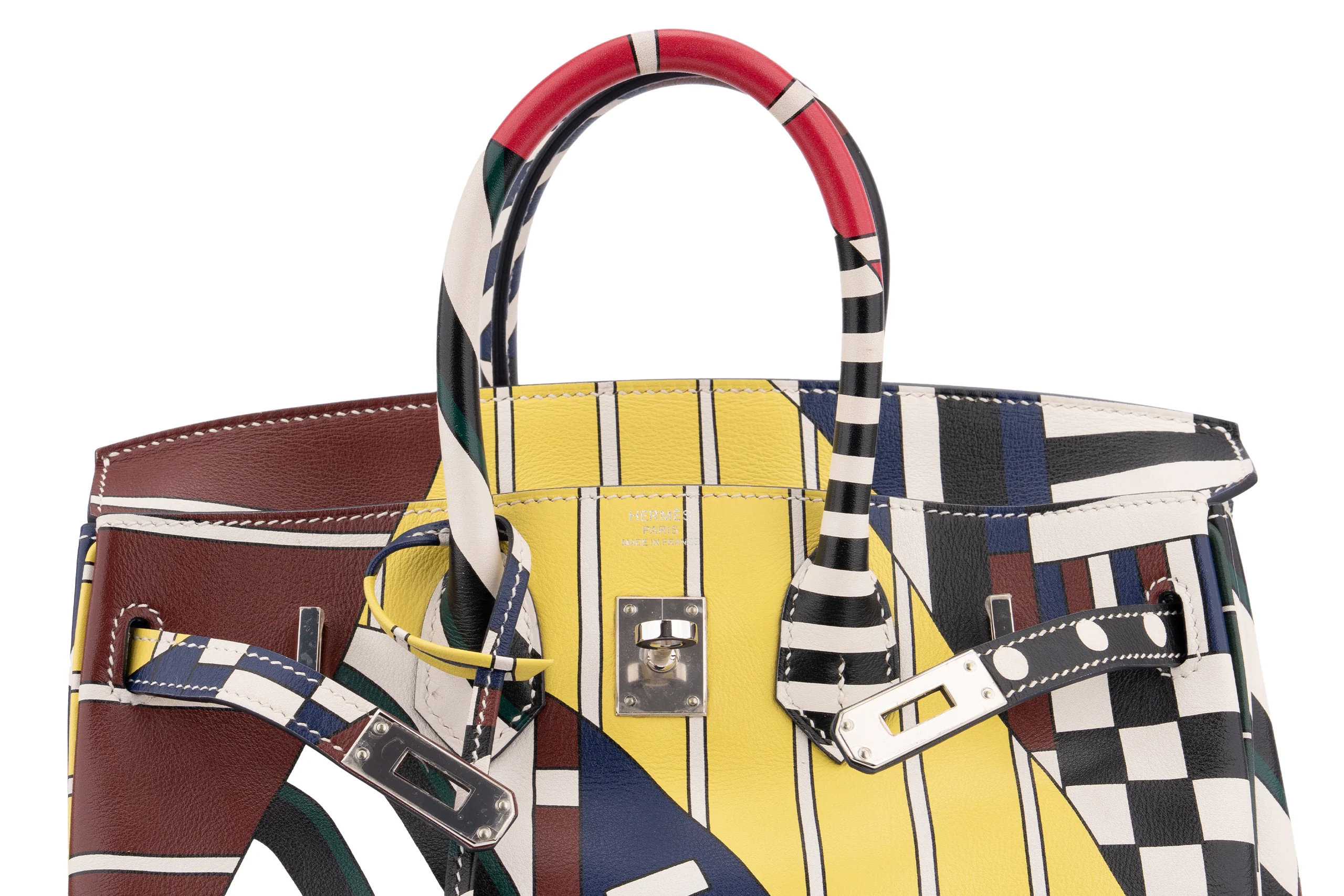 Hermès Birkin 25 Swift One Two Three And Away We Go	PHW - Image 8