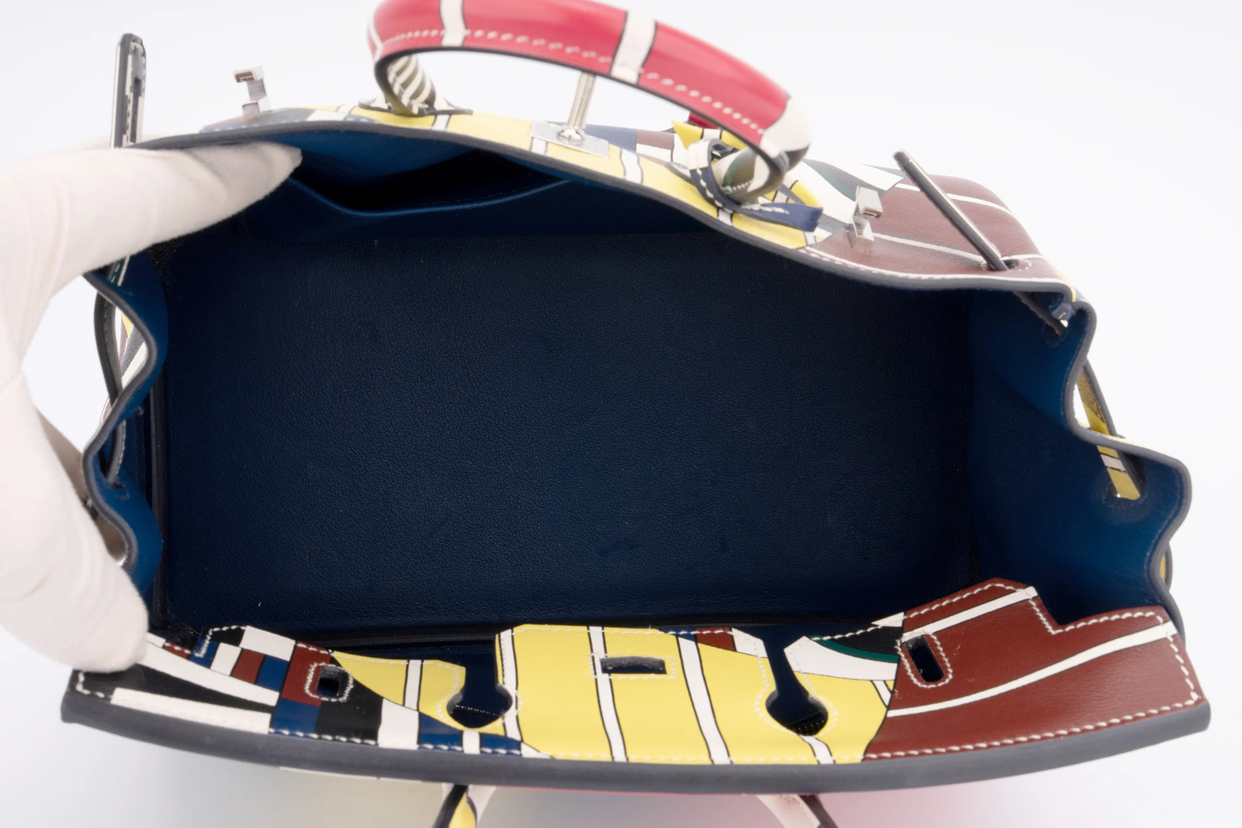 Hermès Birkin 25 Swift One Two Three And Away We Go	PHW - Image 9