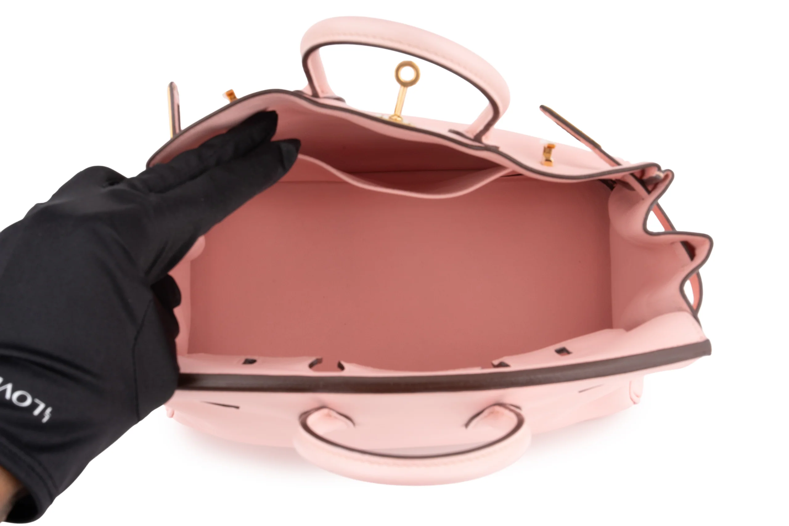 Hermès Birkin 25 SWIFT Rose Sakura GHW - Image 9