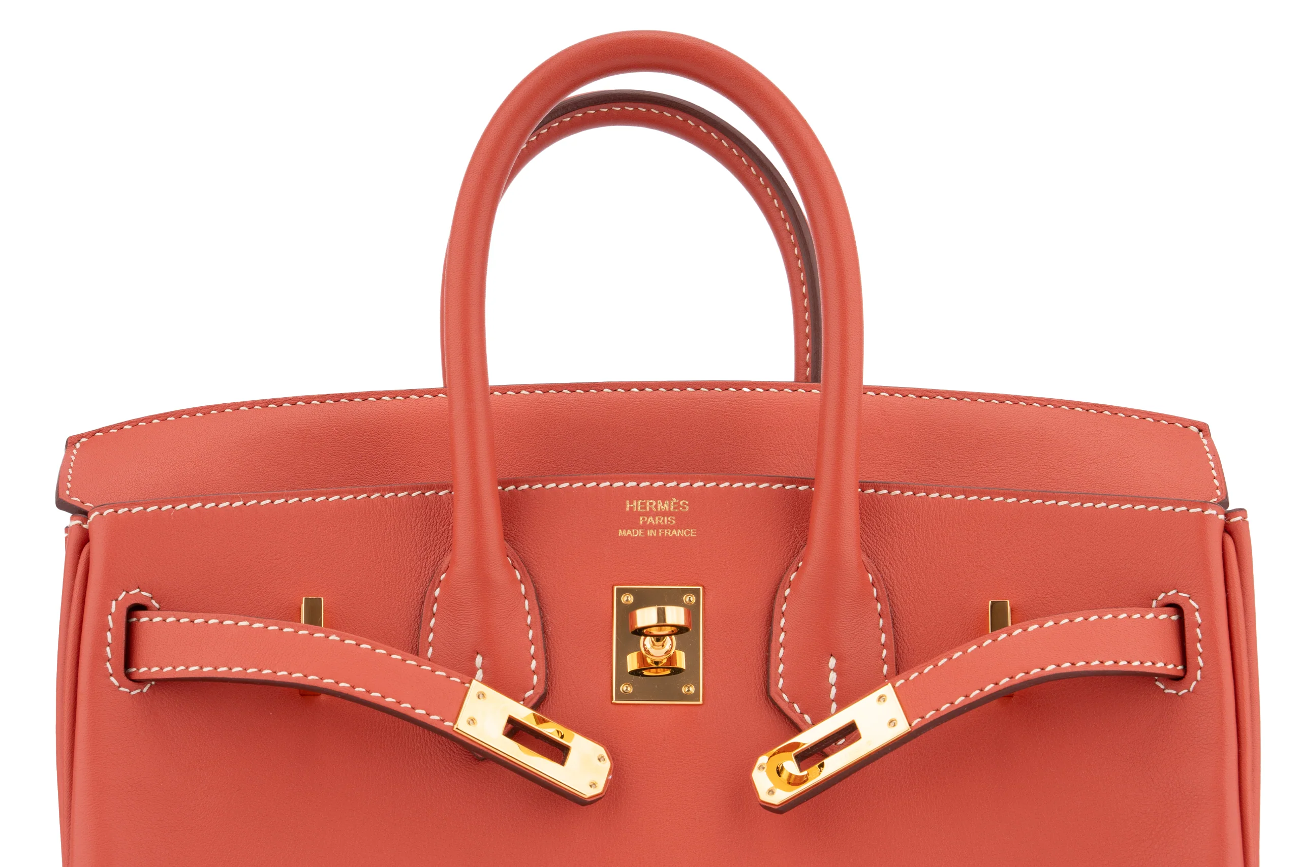 Hermès Birkin 25 Swift Sanguine	GHW - Image 8