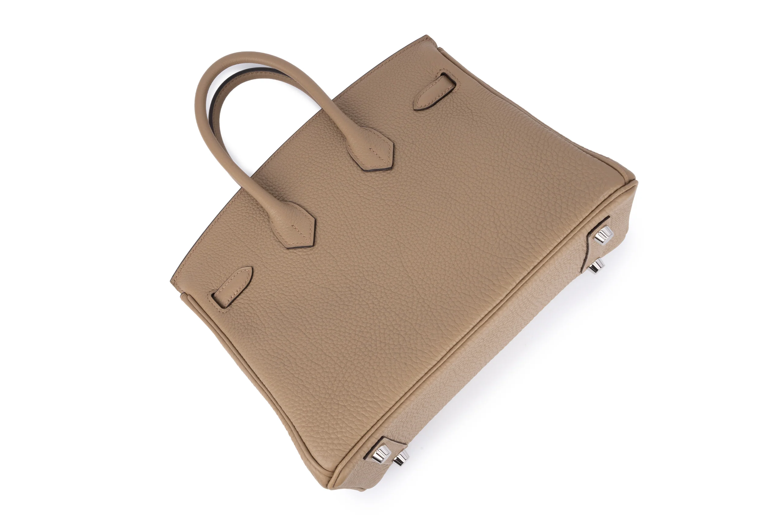 Hermès Birkin 25 		Togo	Beige Marfa	PHW - Image 11