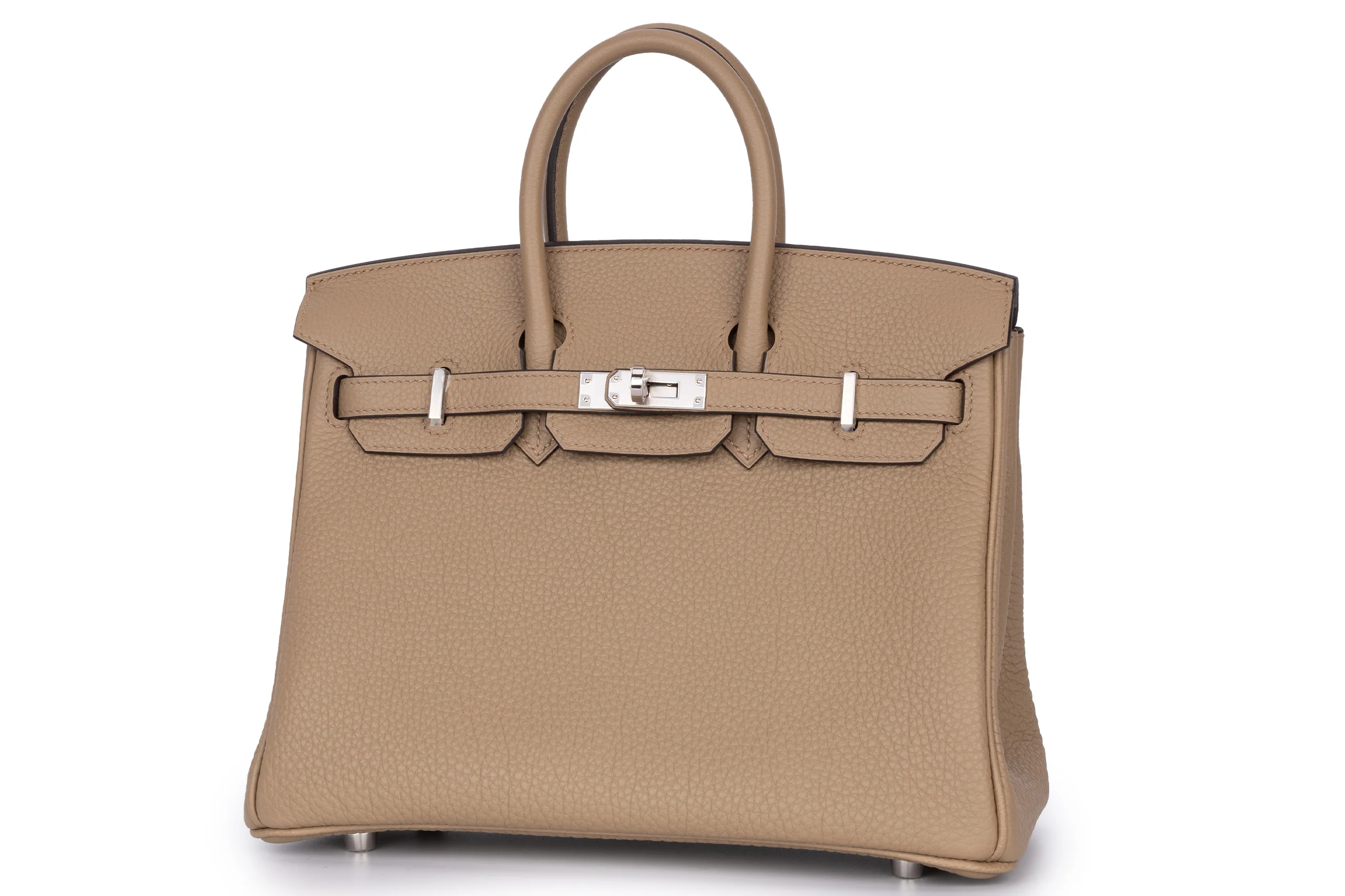 Hermès Birkin 25 		Togo	Beige Marfa	PHW - Image 2