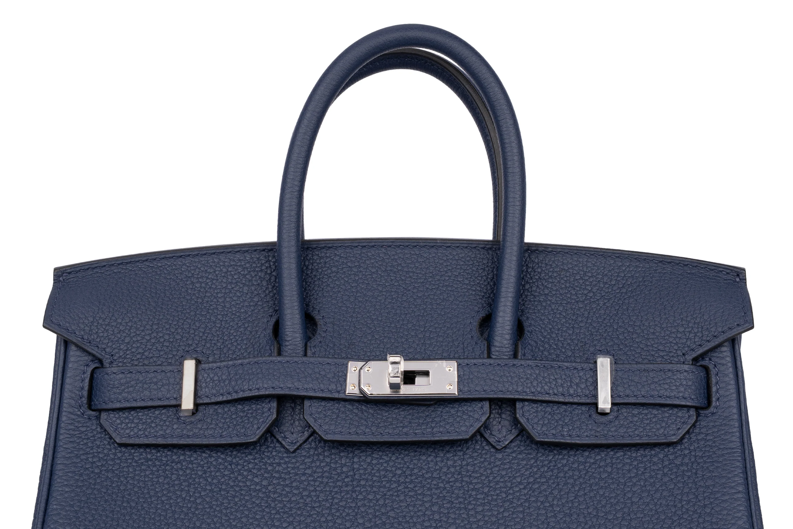 Hermès Birkin 25 		Togo	Bleu Nuit	PHW - Image 7