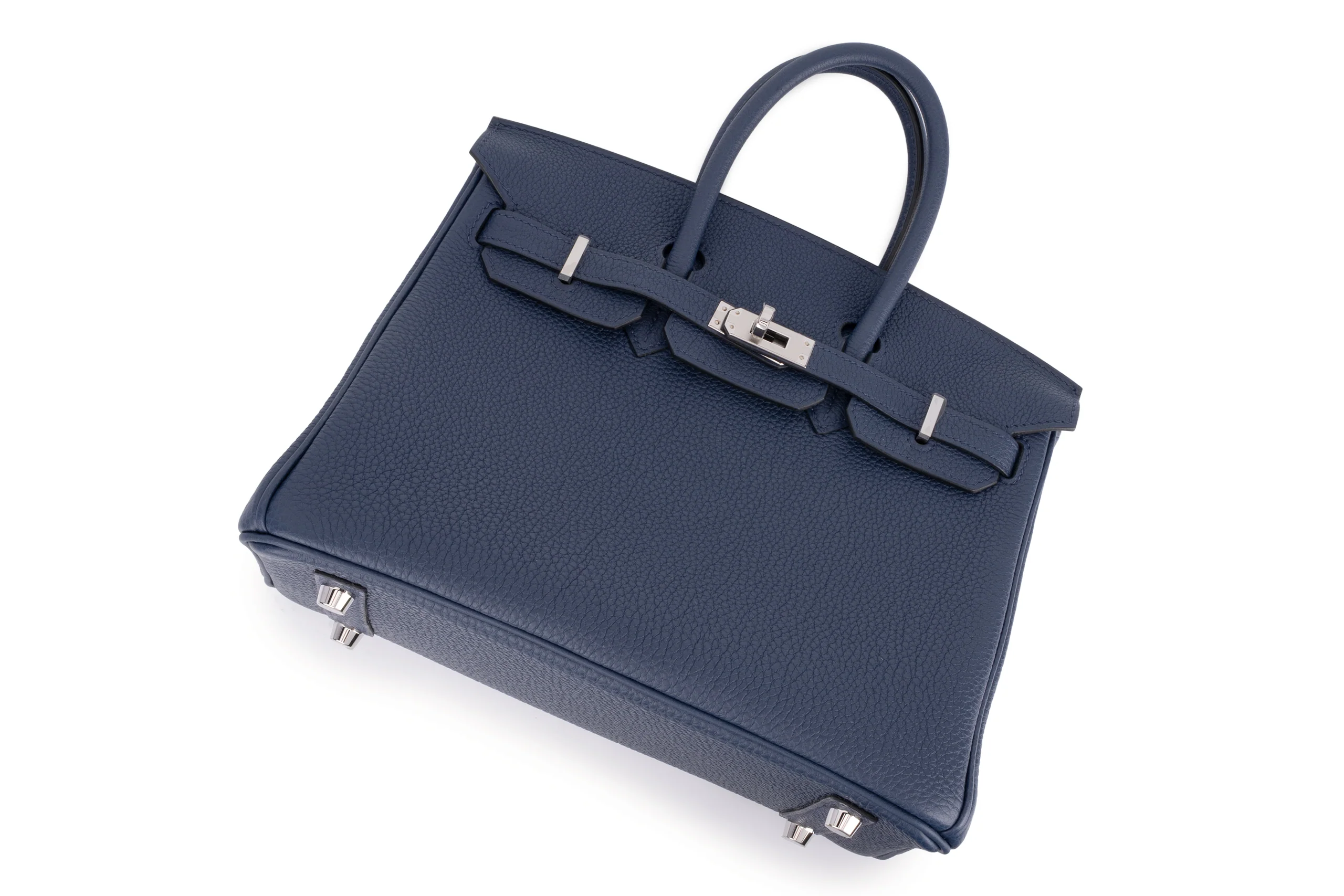 Hermès Birkin 25 		Togo	Bleu Nuit	PHW - Image 8