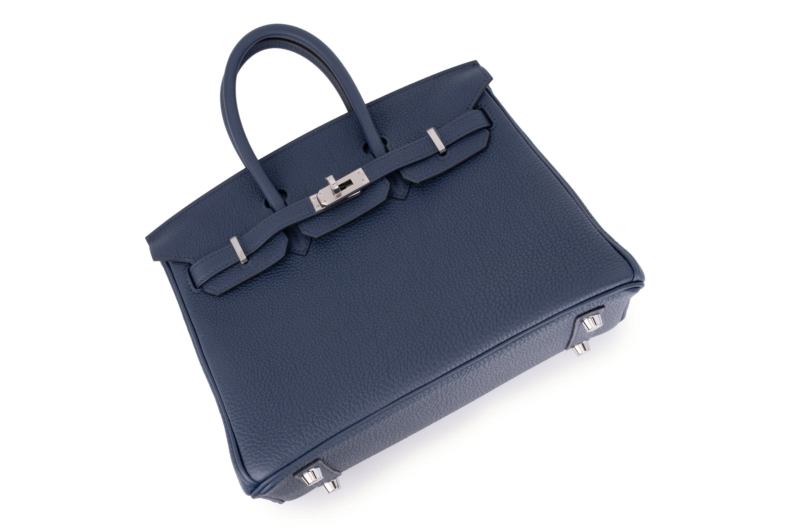 Hermès Birkin 25 		Togo	Bleu Nuit	PHW - Image 9