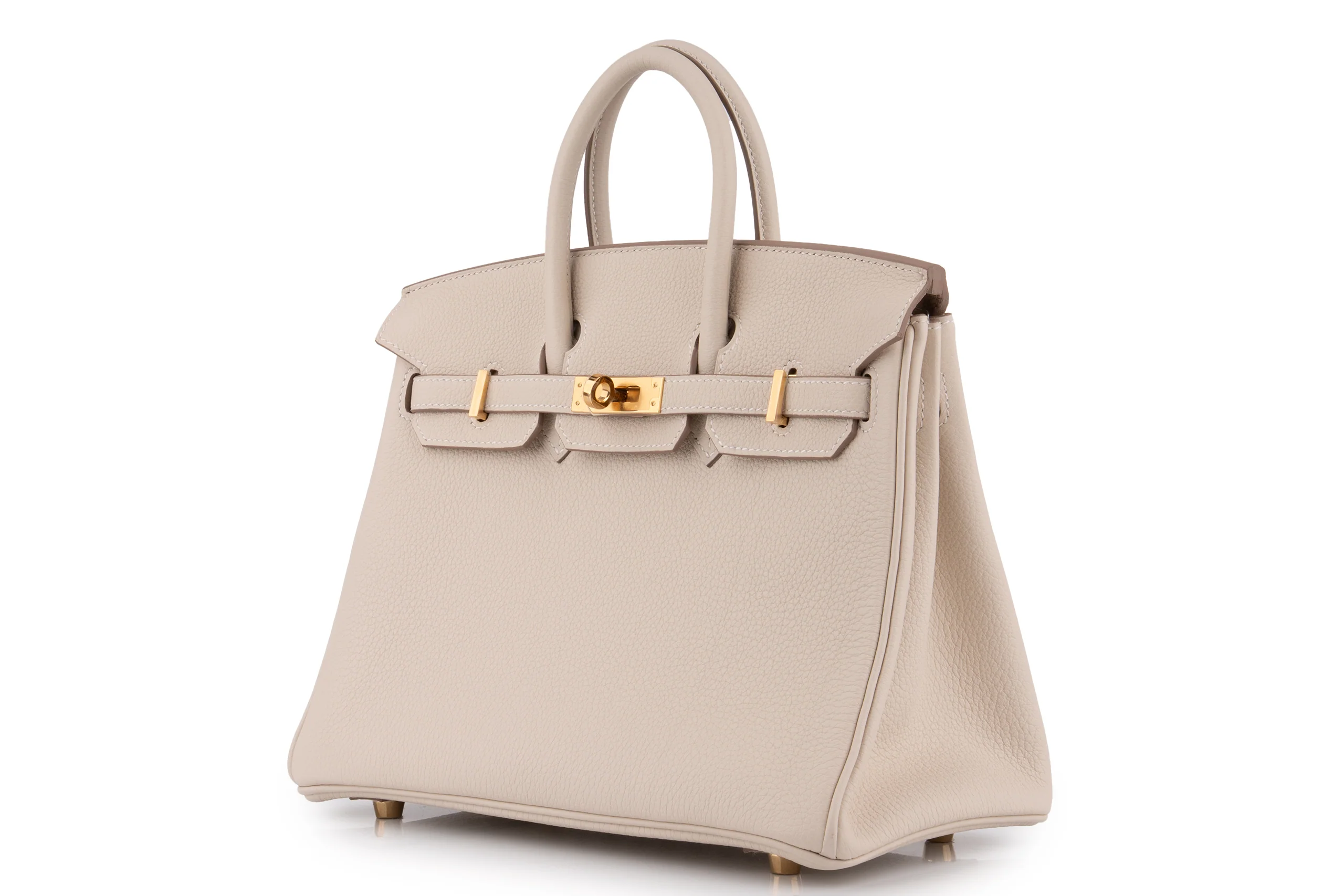 Hermès Birkin 25 Togo	Craie	GHW - Image 2