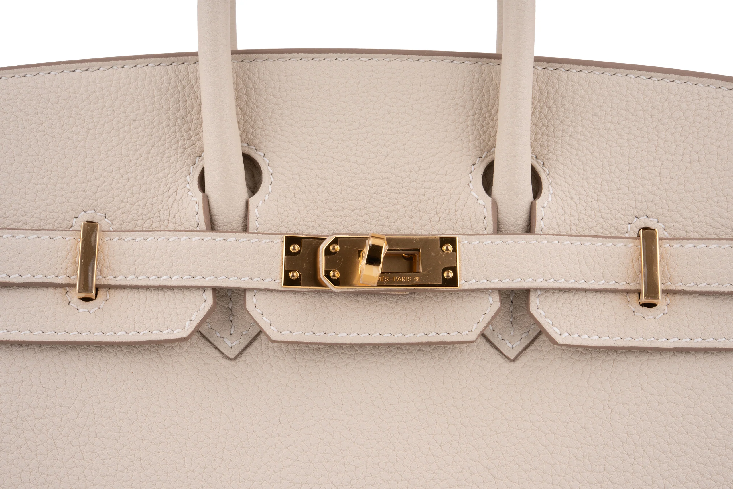 Hermès Birkin 25 Togo	Craie	GHW - Image 7