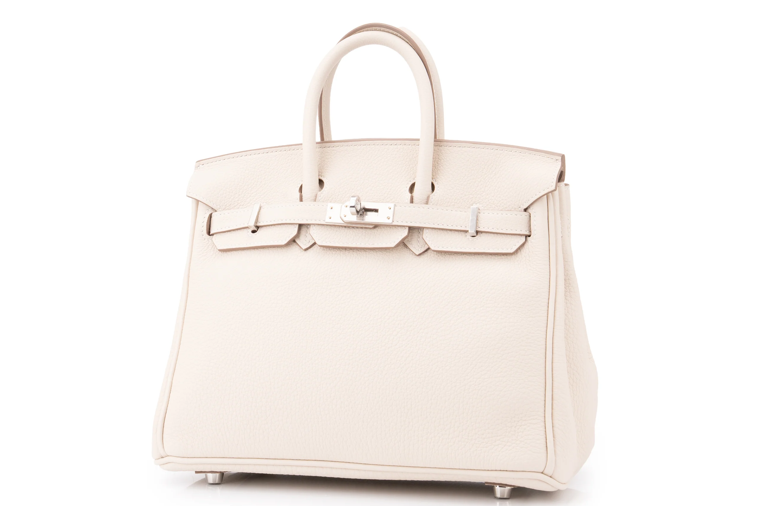 Hermès Birkin 25	Togo	Craie	PHW - Image 2